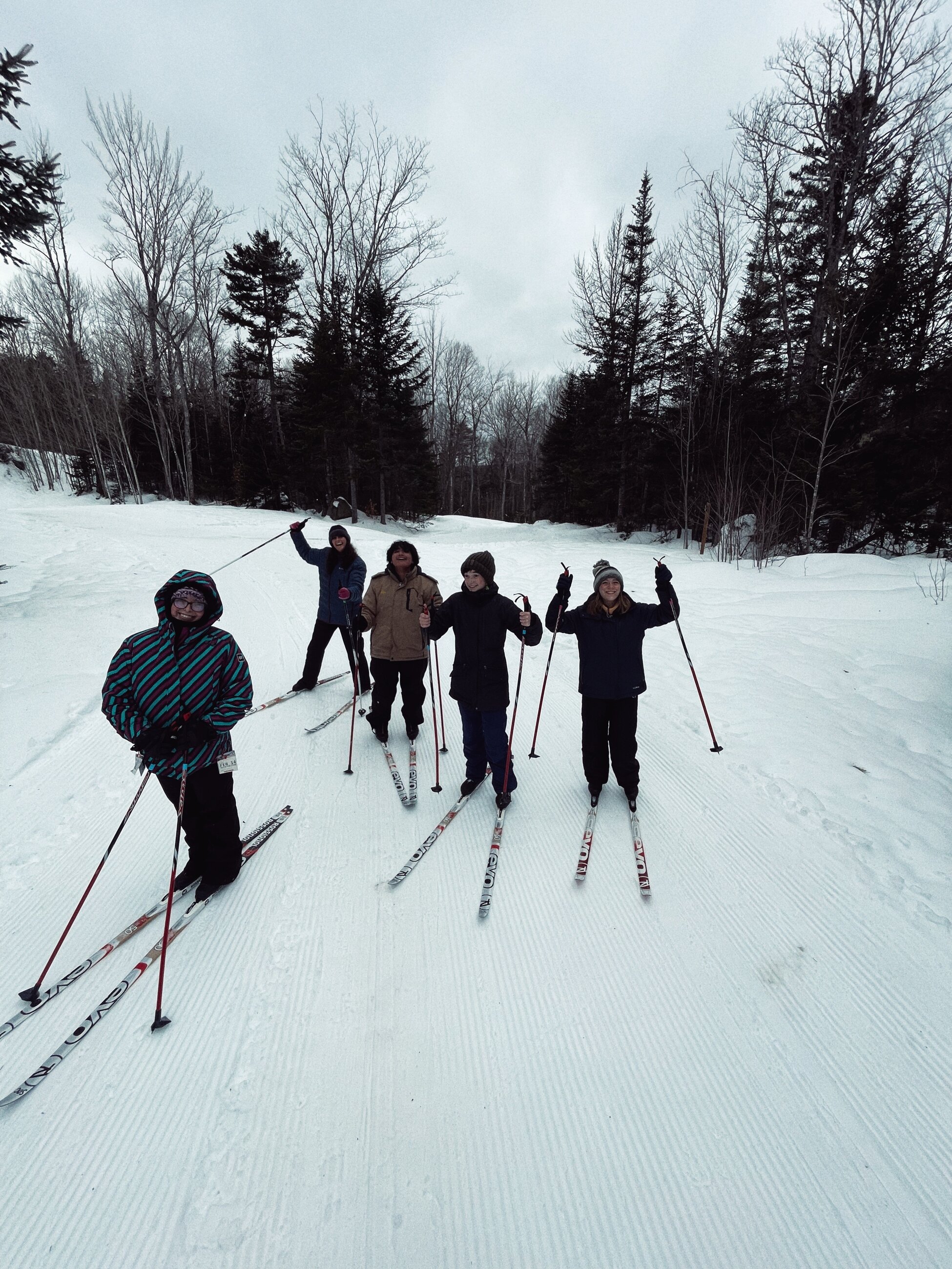 Skiing at Sugarloaf (wintering 2024)