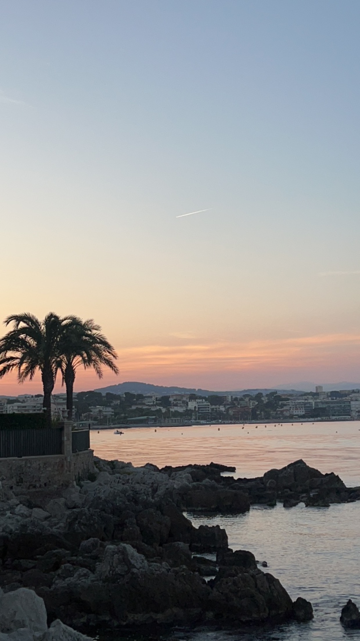 View of the town Antibes I lived in. 