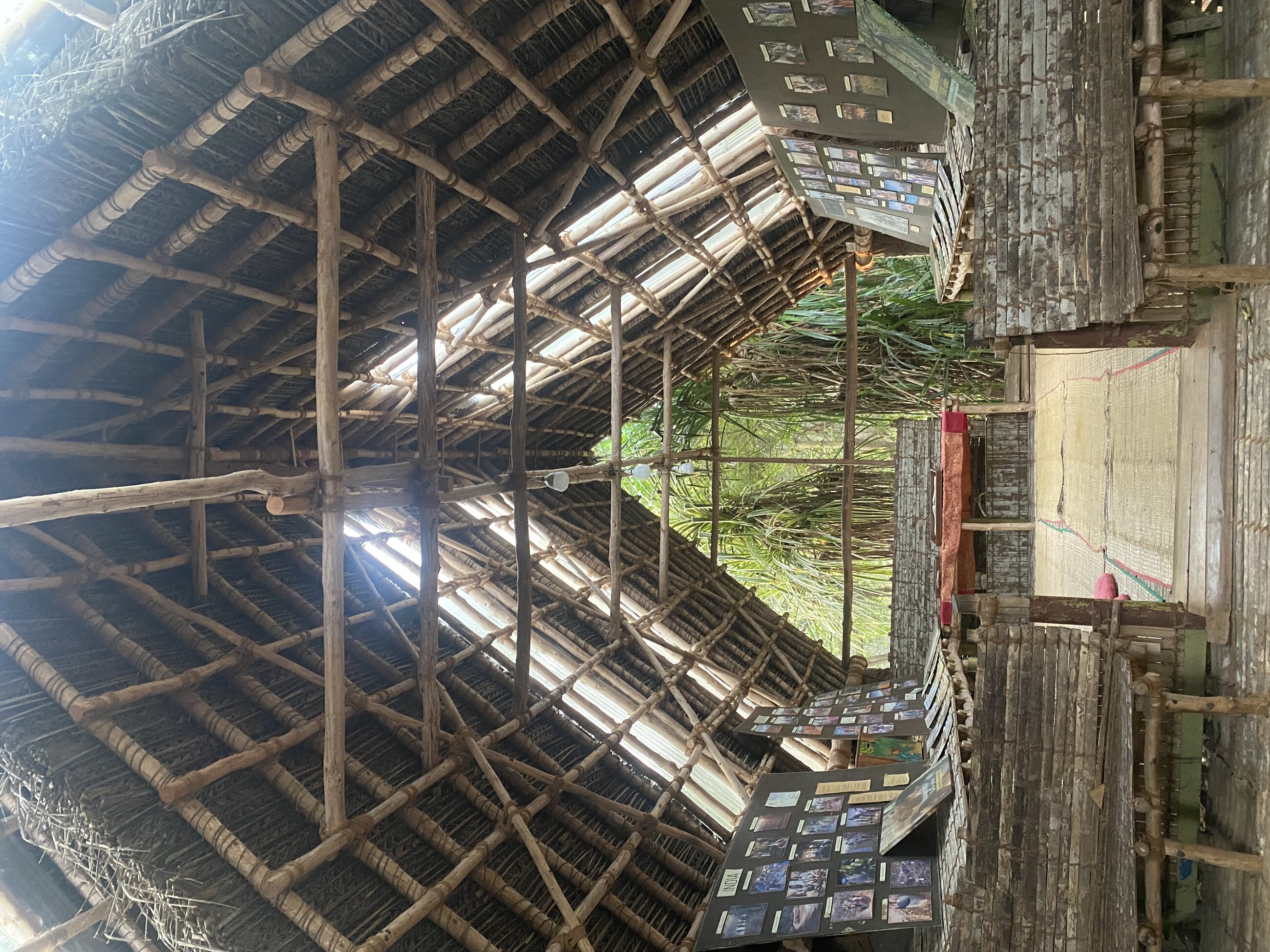 The main community hut where all the meals and group events happen. 