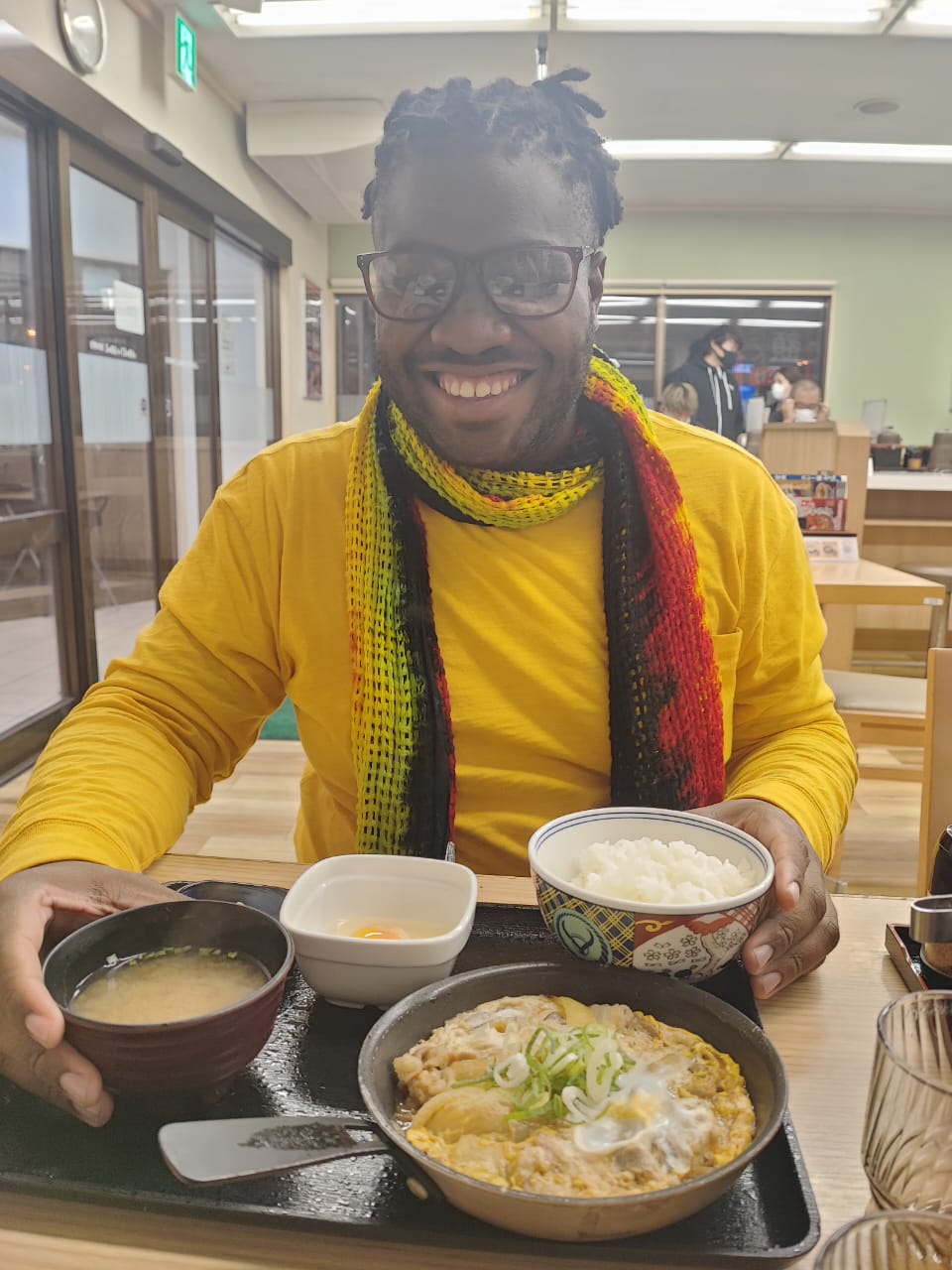 Trying gyudon for the first time