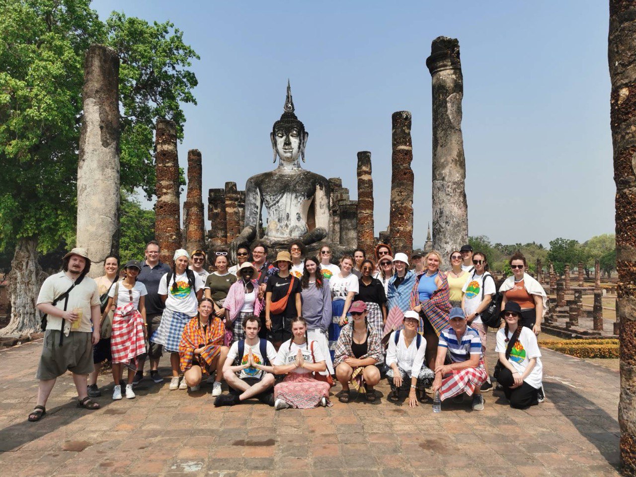 Traveling around Thailand before our school placements