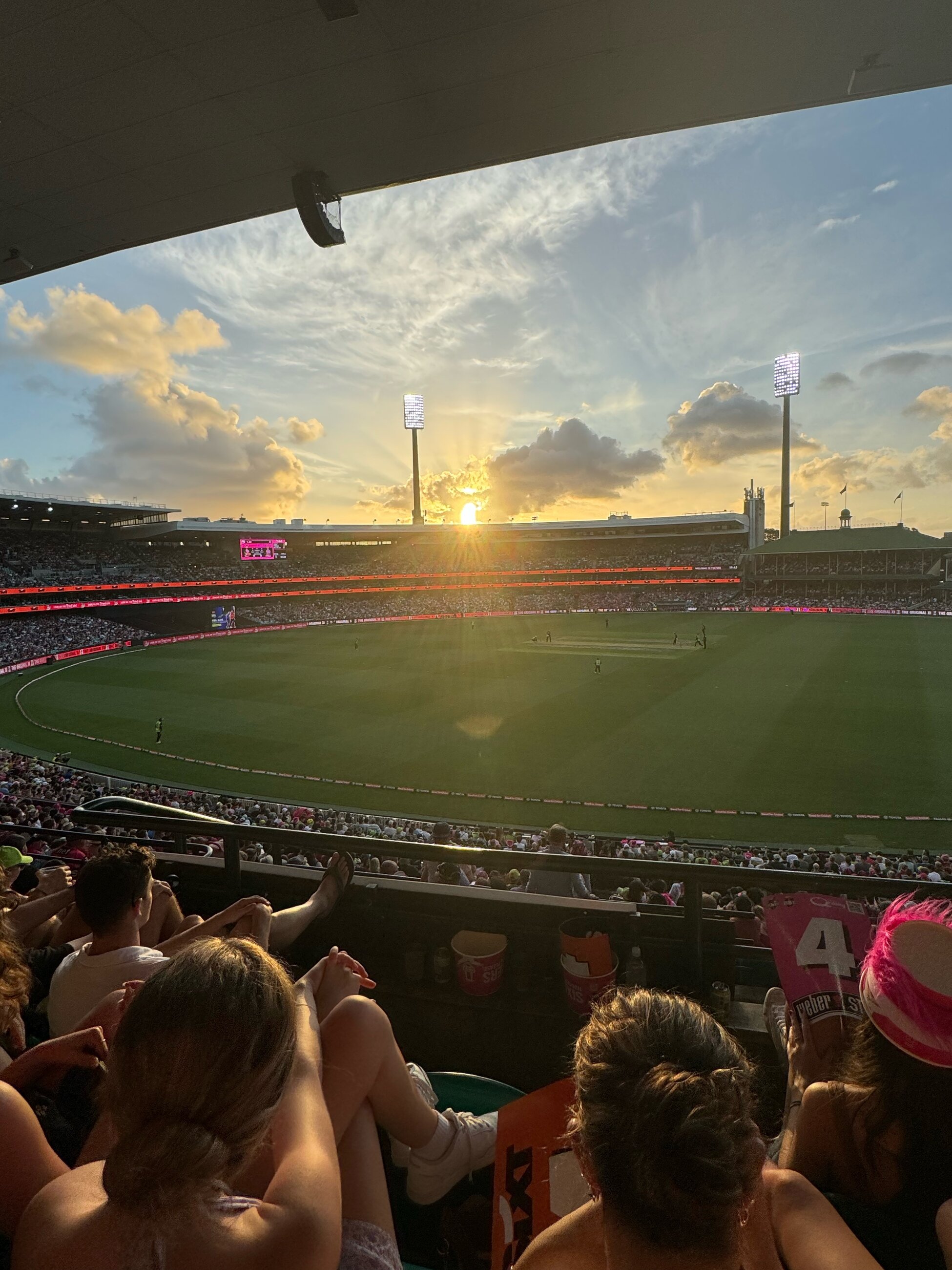 First cricket game!