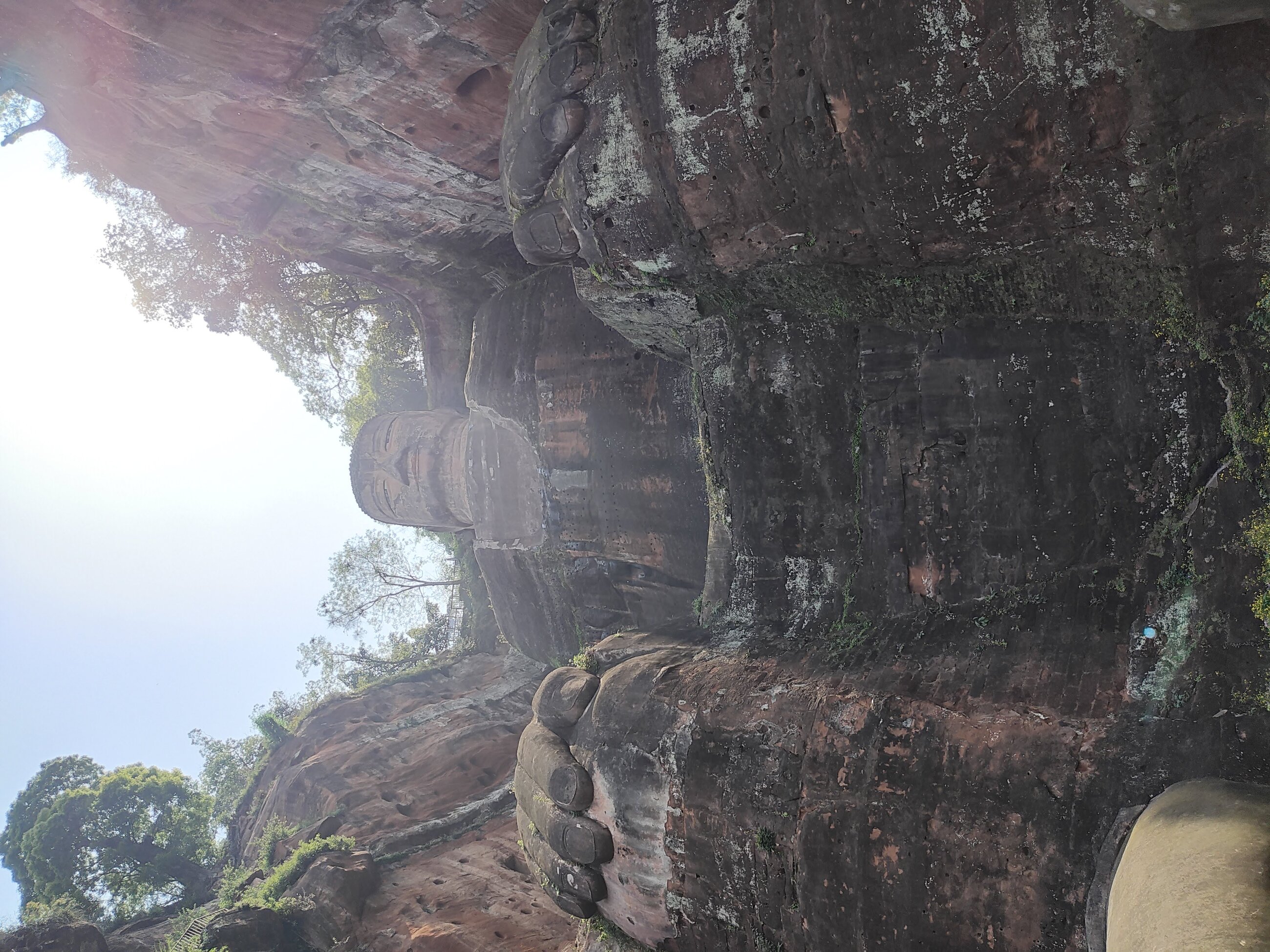 At the feet of the Buddha