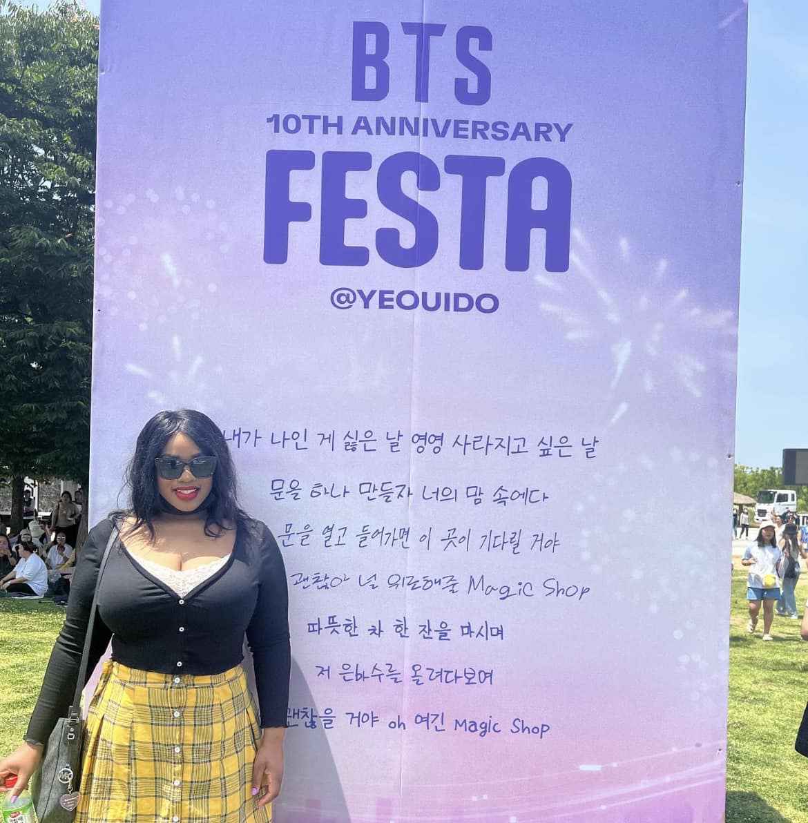 At BTS Festa! It was amazing! And RM came!