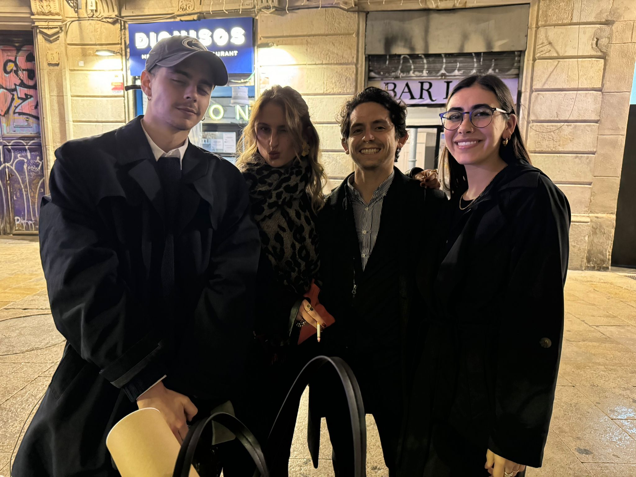 Coworkers and I at bar after inauguration 