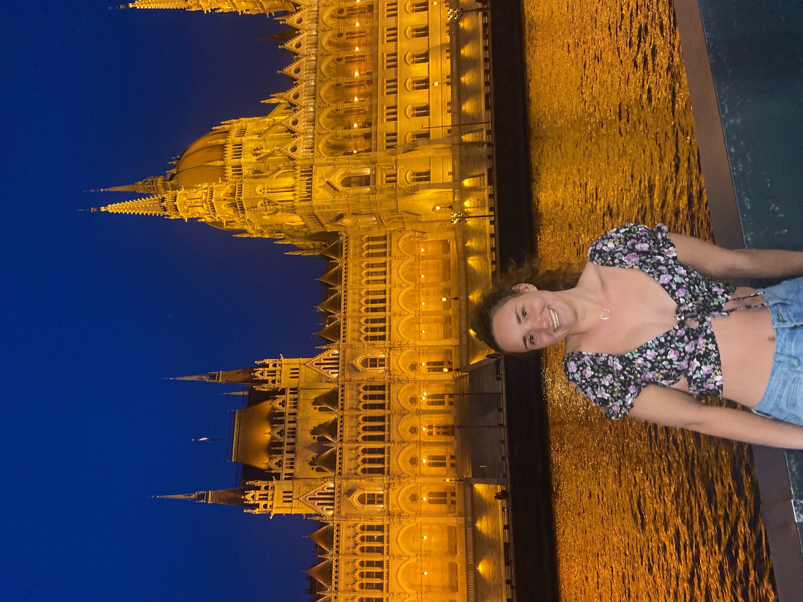 Parliament at night