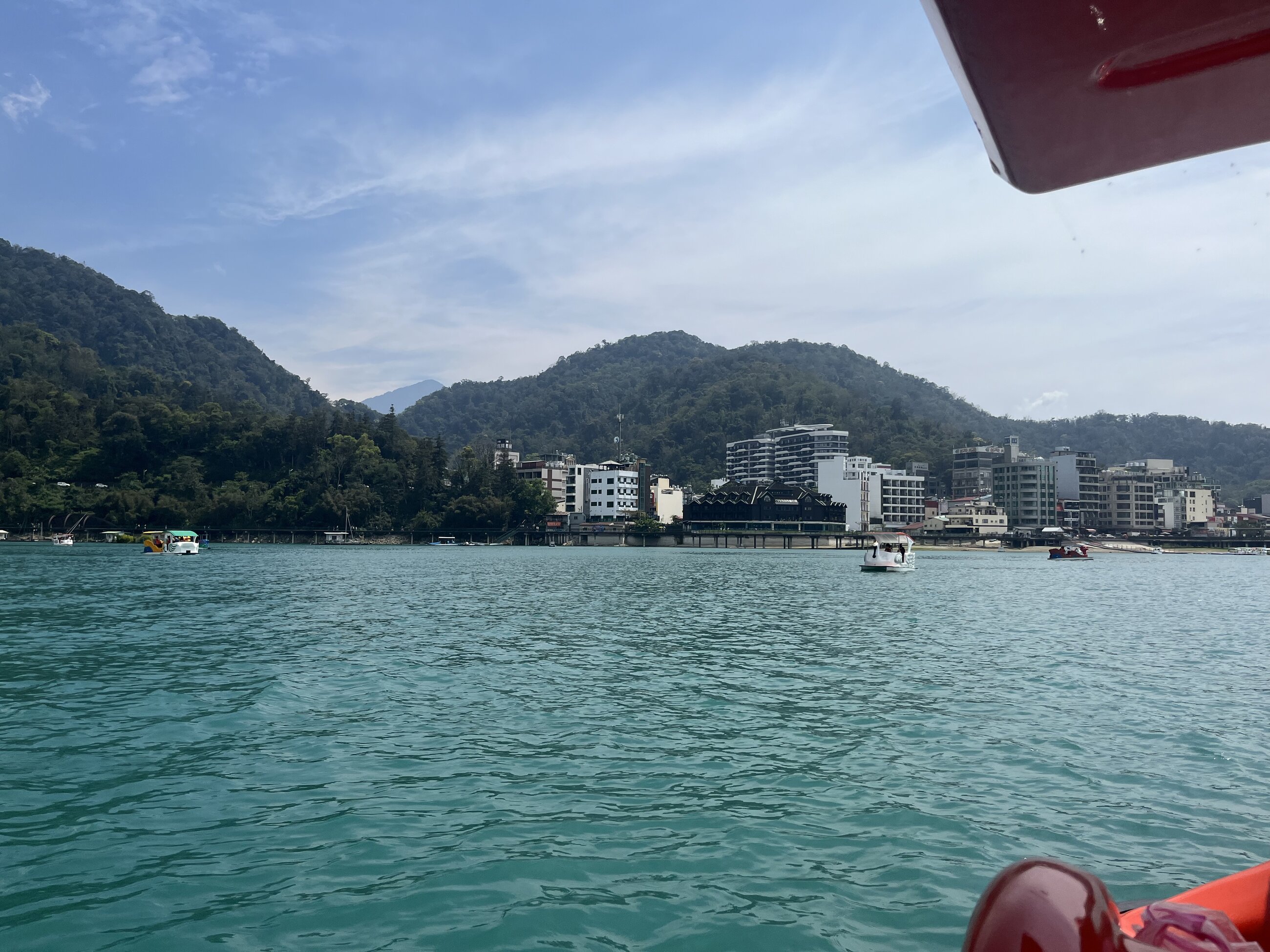 Sun Moon Lake paddle boat ride