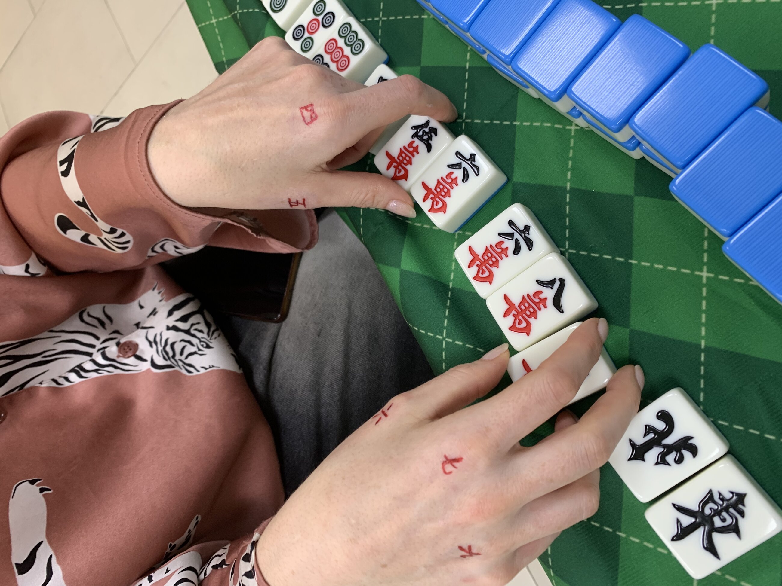 Experience Mahjong with friends at Silk Mandarin