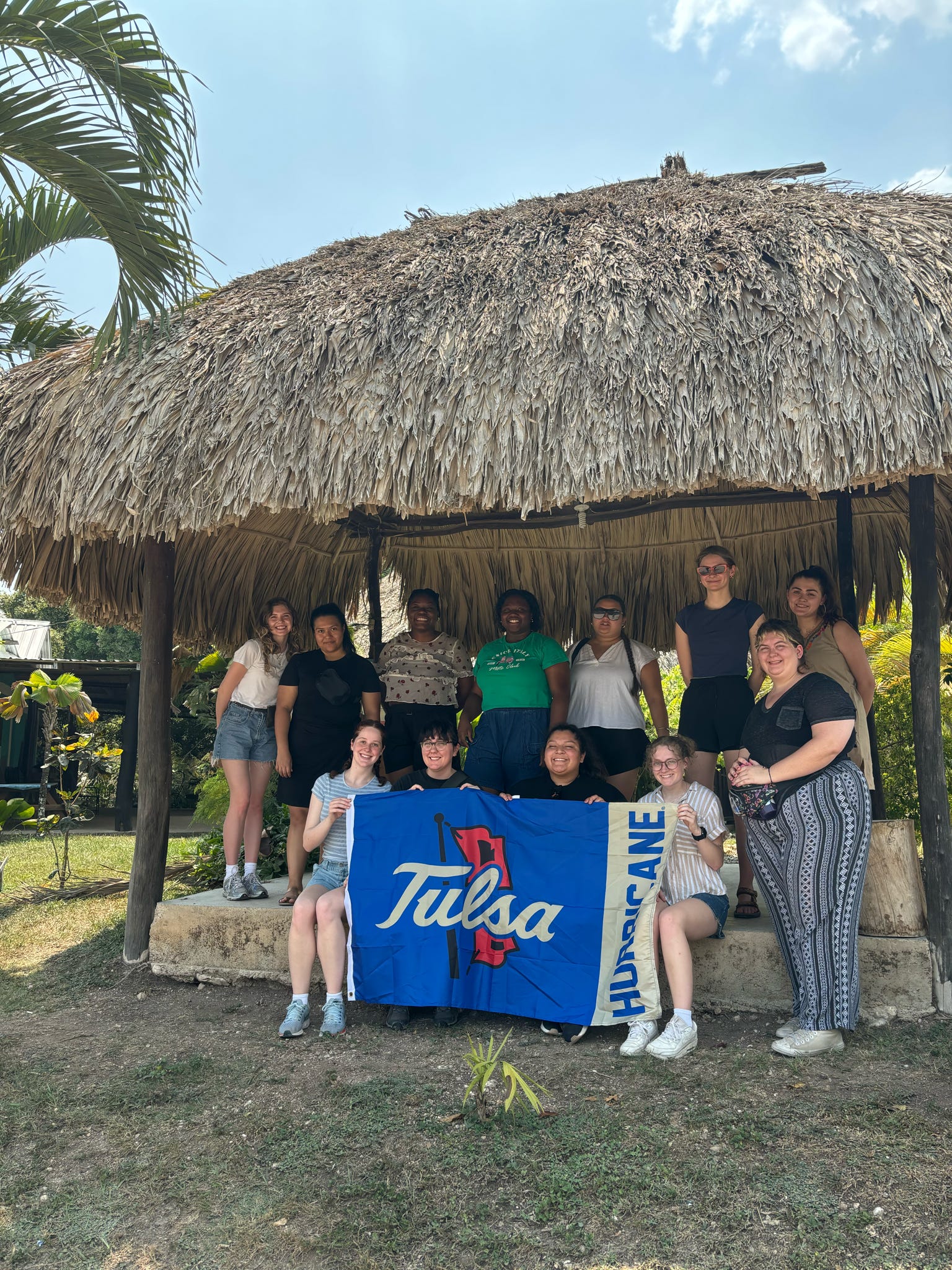 Group photo at the Mayan women’s group