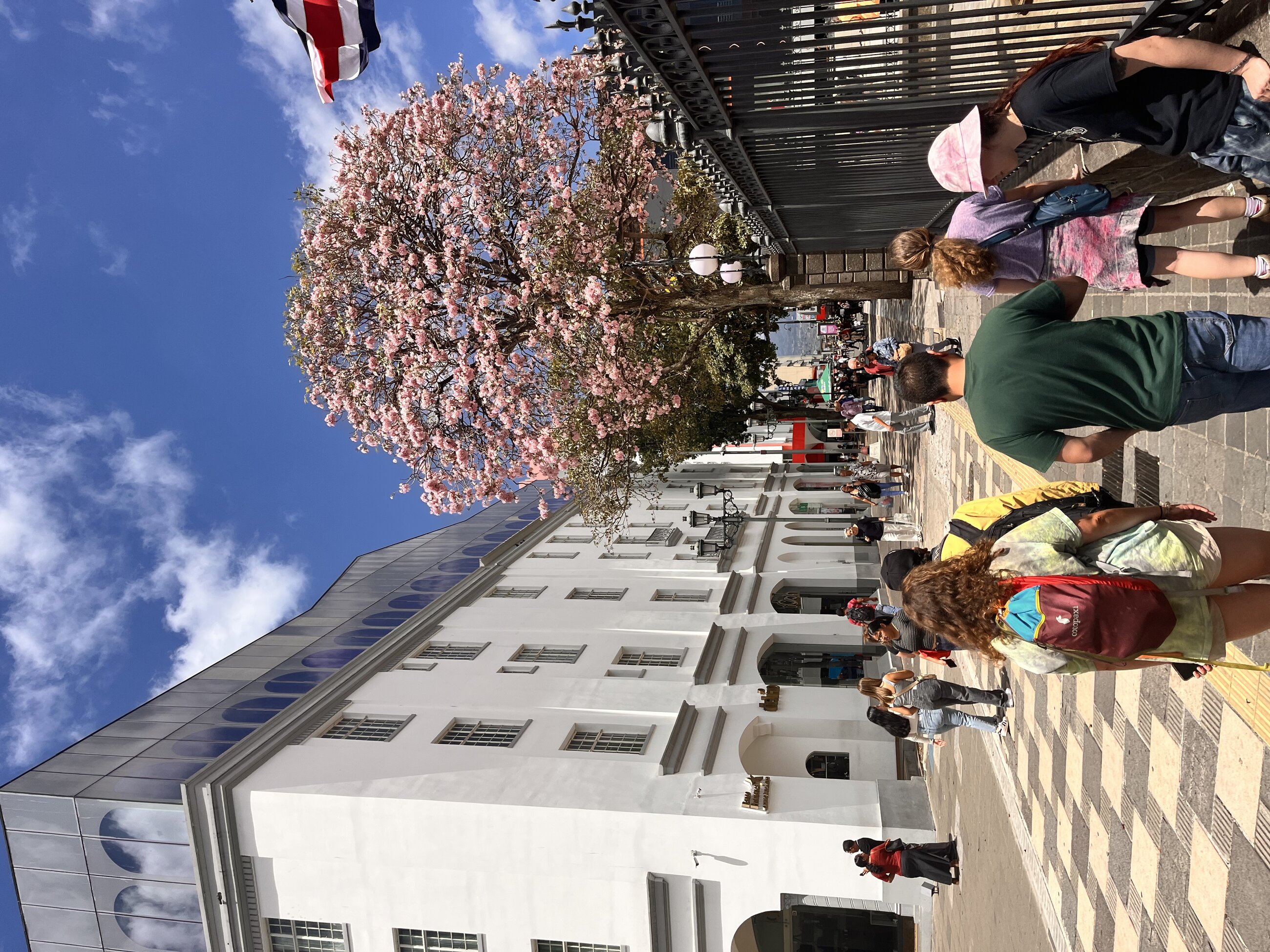 A plaza/common area in San José