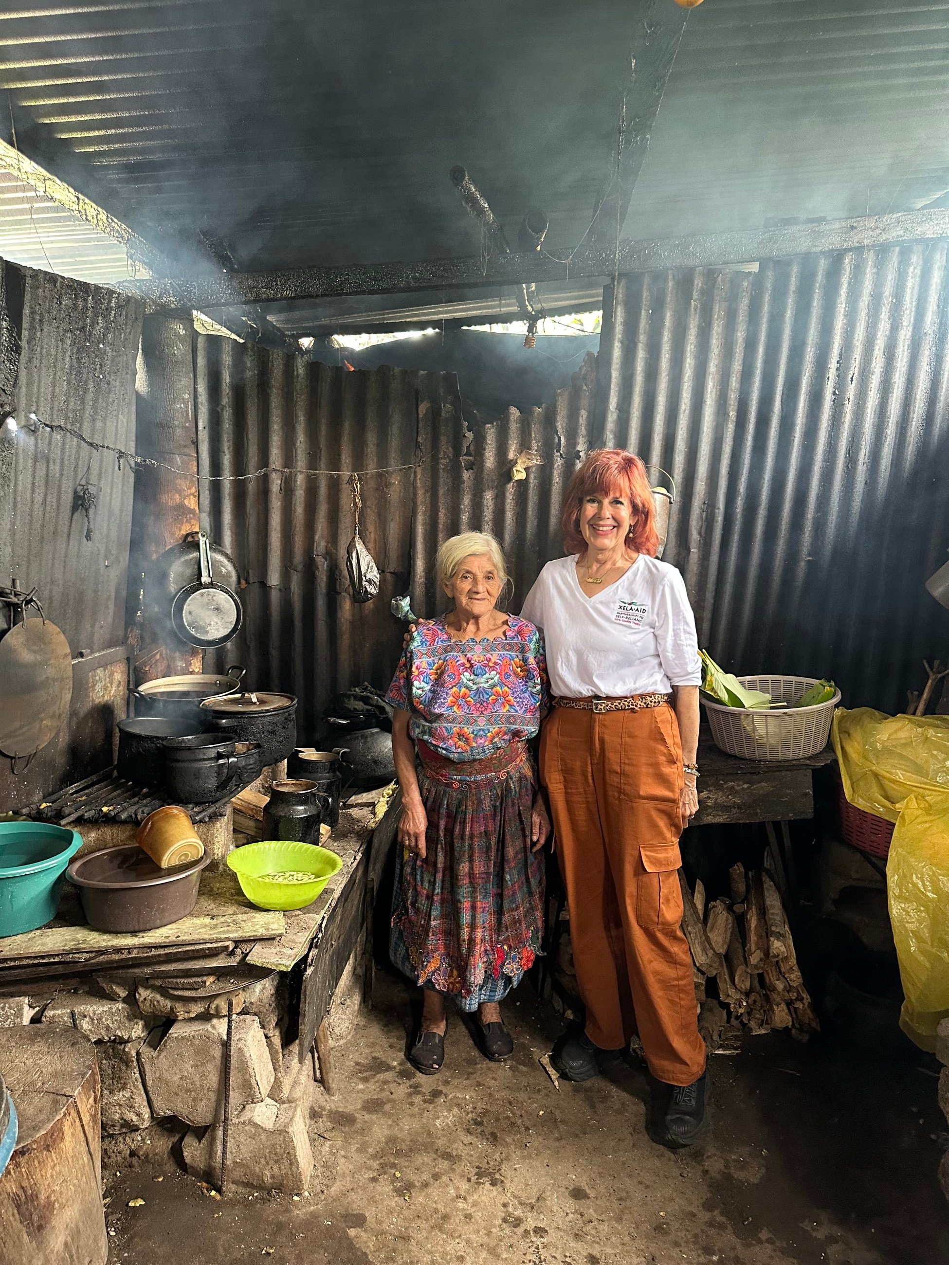 Visiting the home of a beautiful Mayan woman