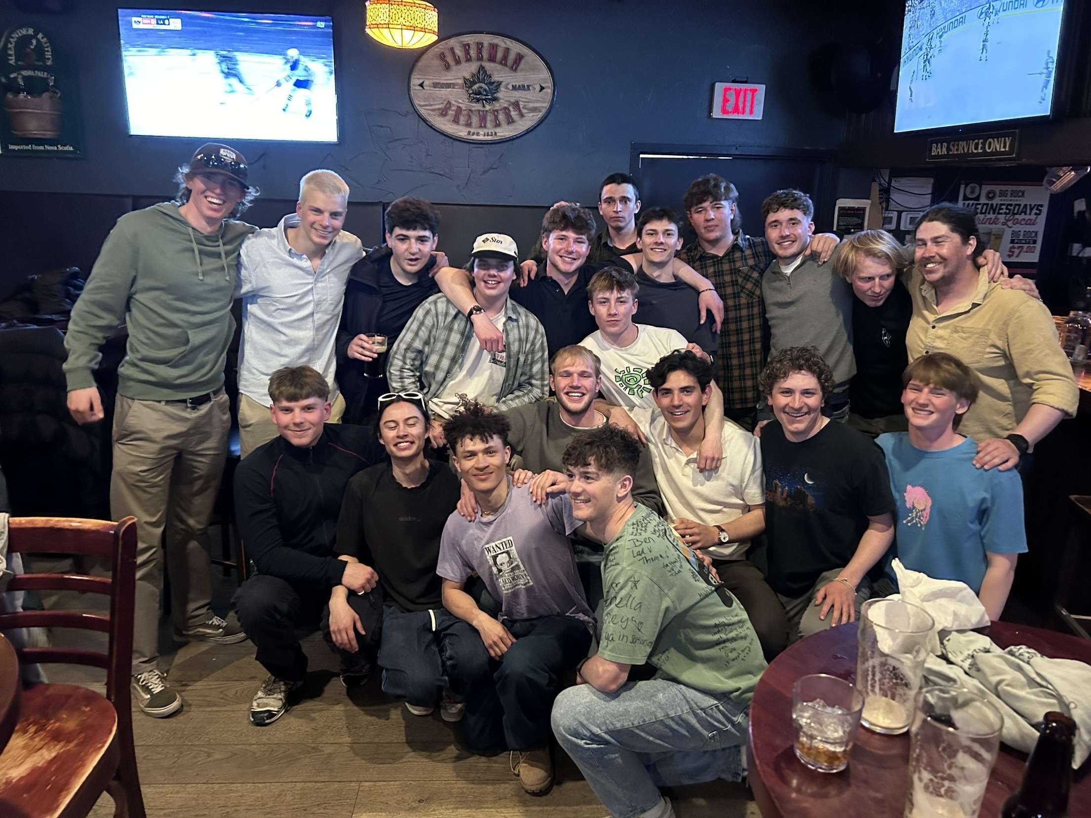 Some of my friends at our end of season banquet