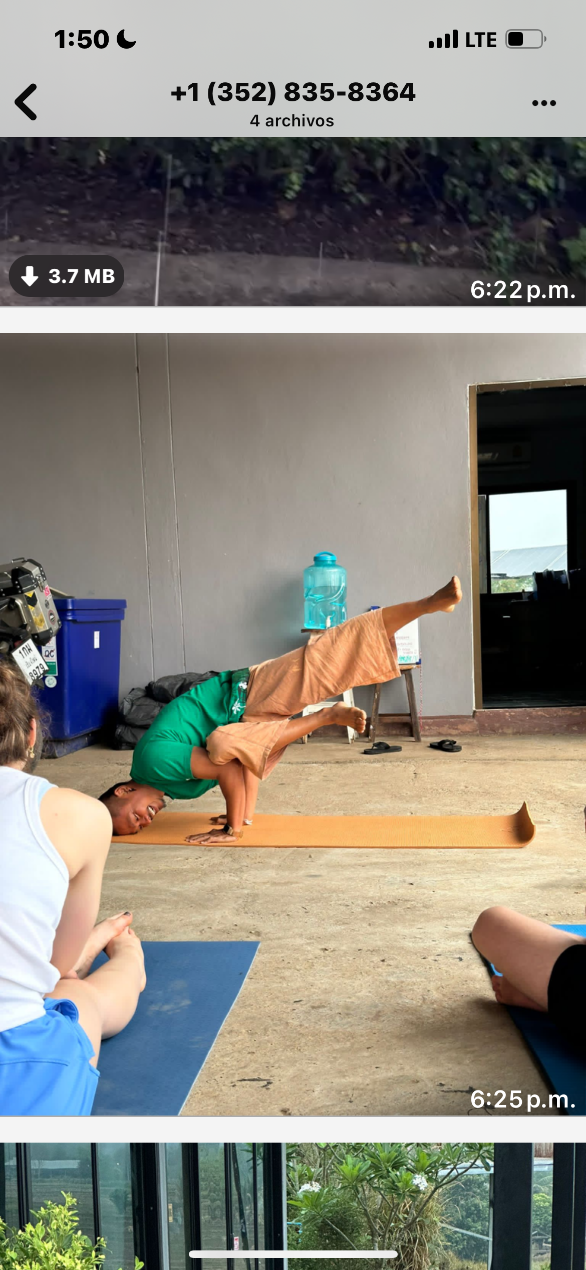 Morning yoga with P Krit. He’s awesome