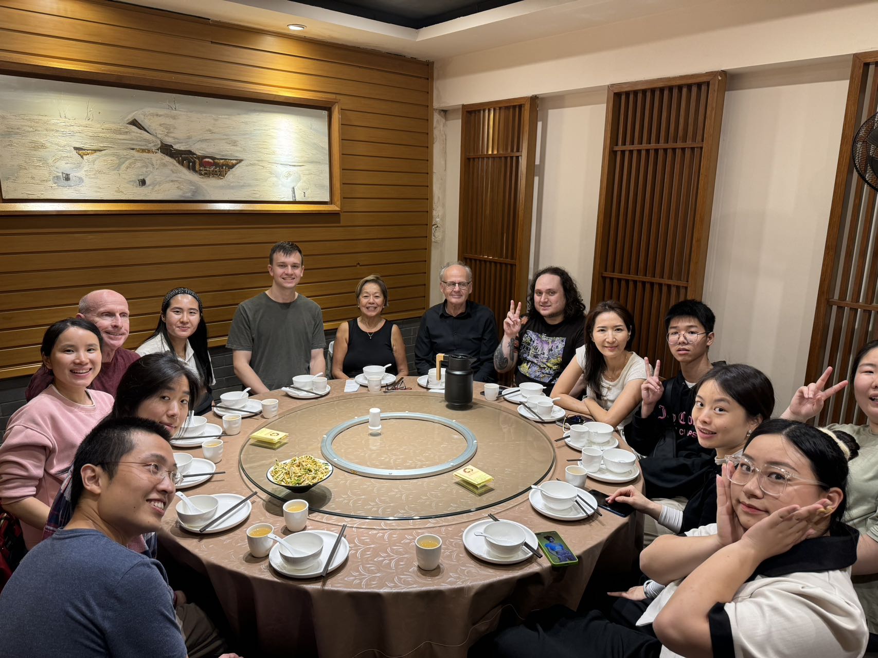 One of our Goodbye Dinners