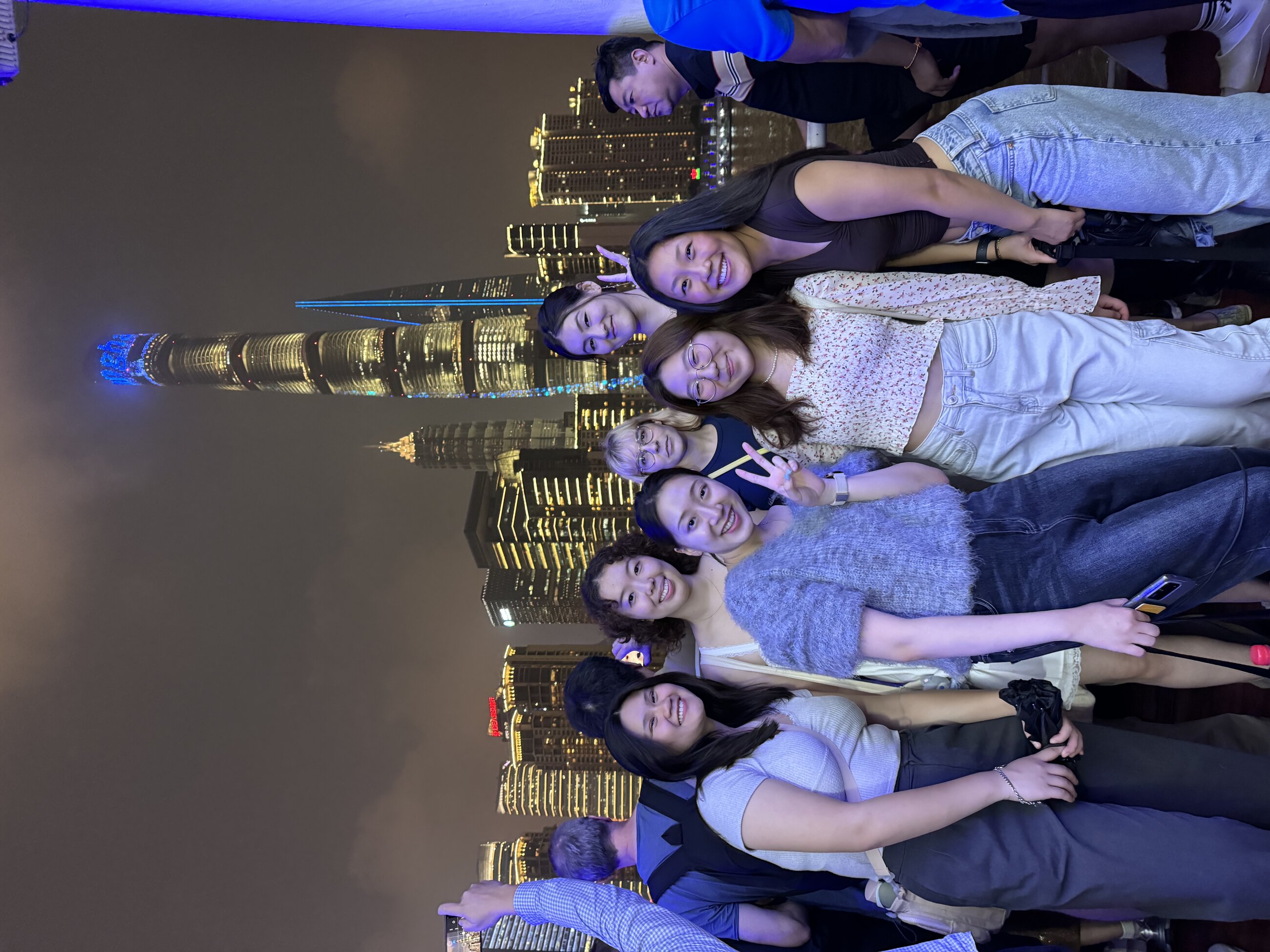 Group cruise on Huangpu river