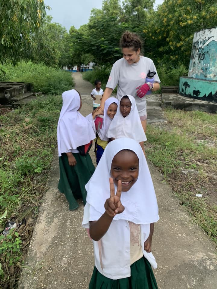 Some of the local school students!