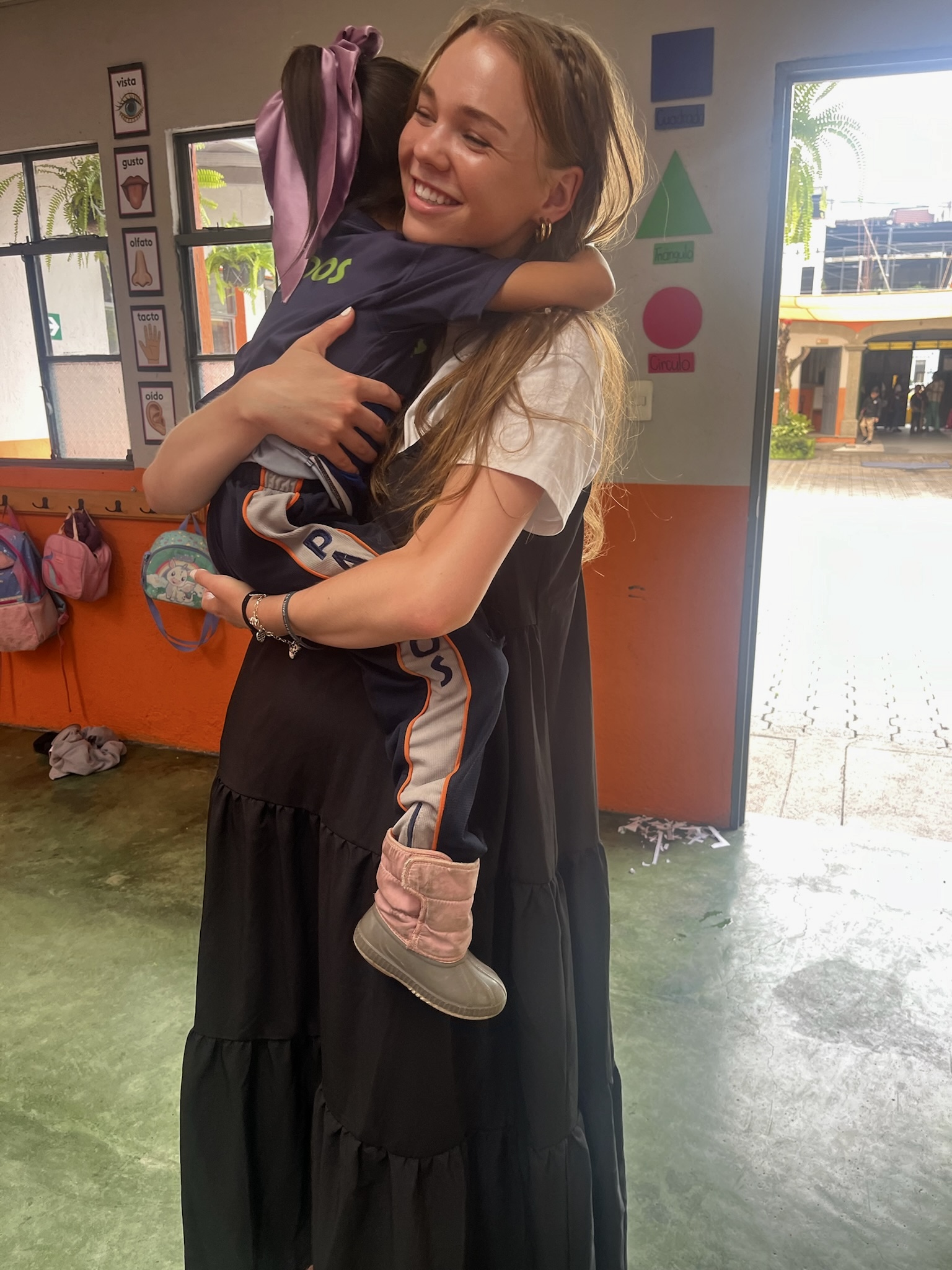 One of the cute kids I got to be with