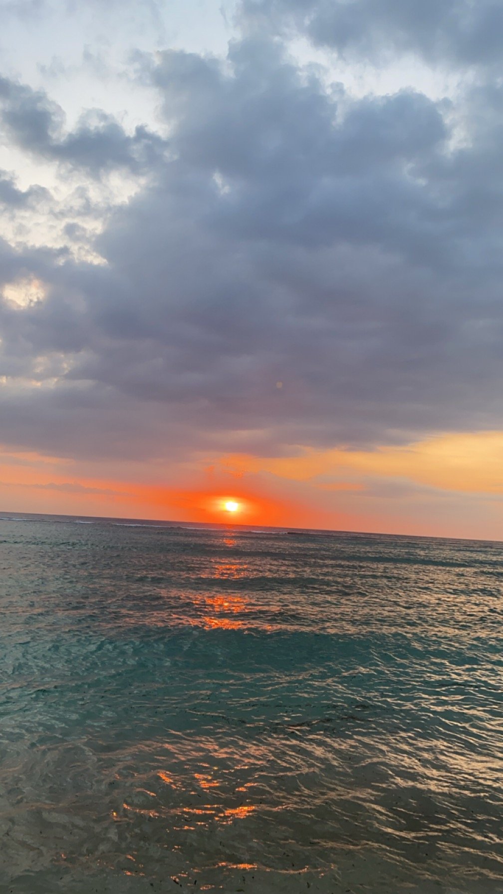 The sunset at gili t