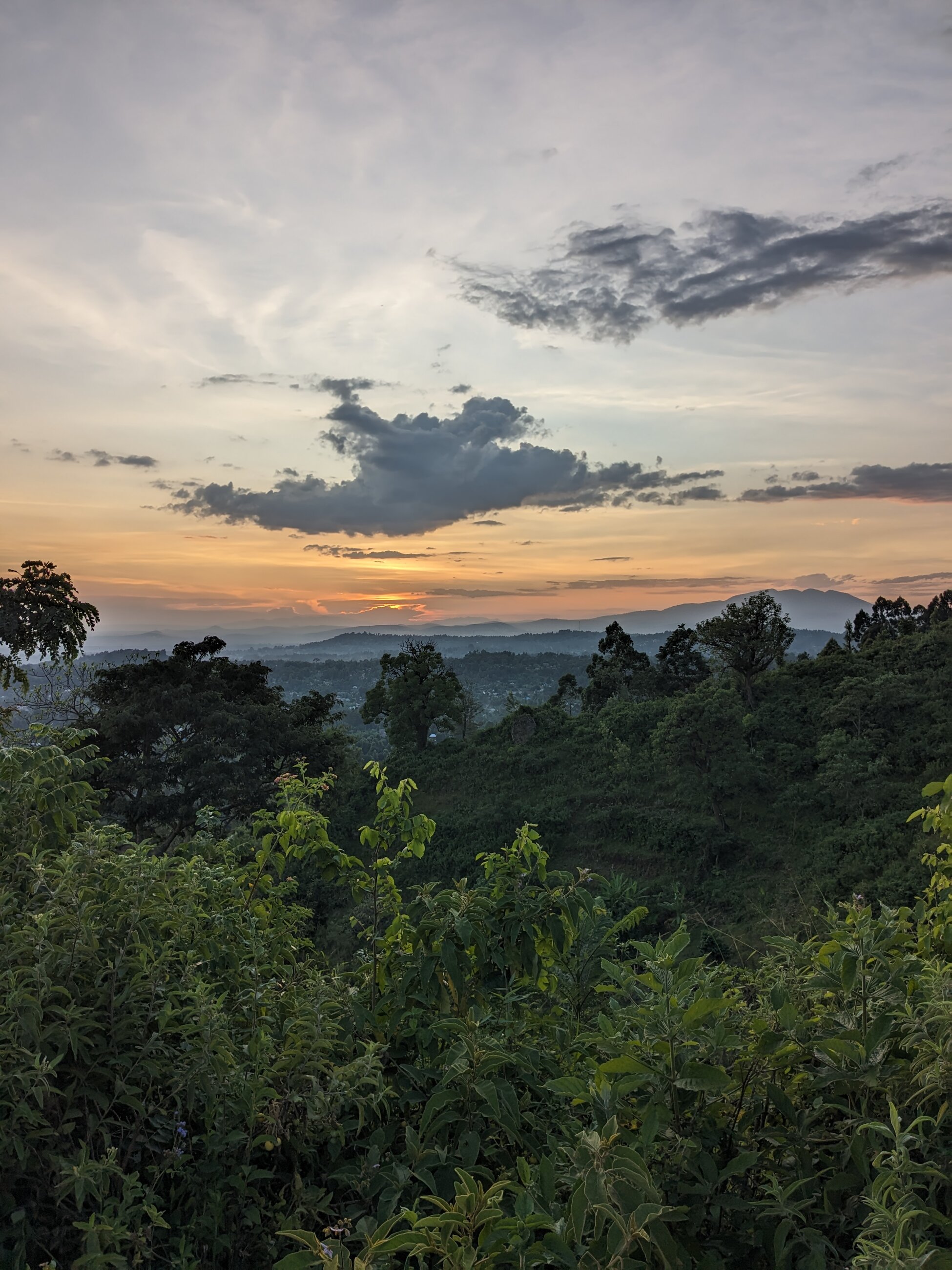 Sunset on Arusha