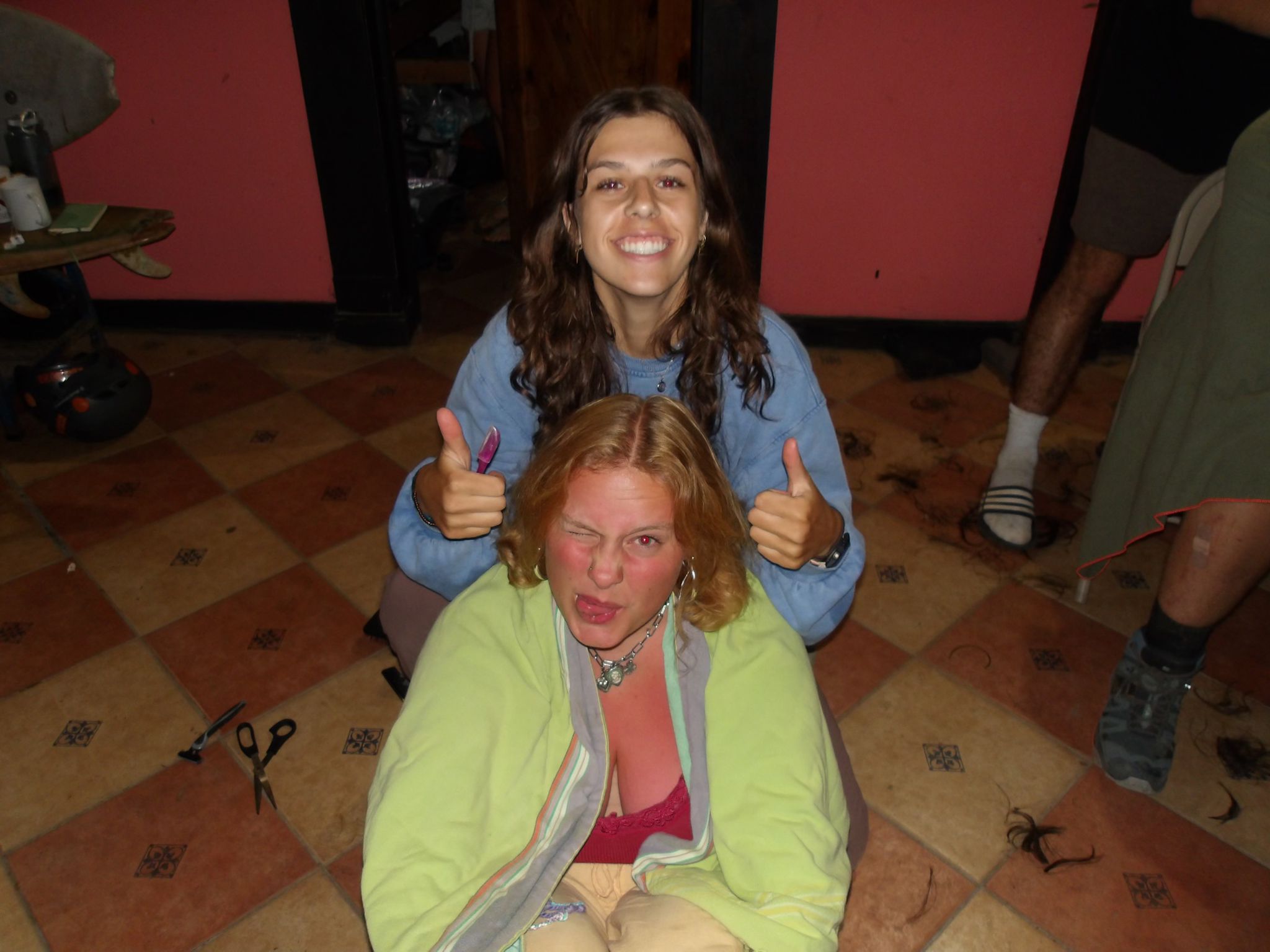 We even gave each other haircuts on base :))