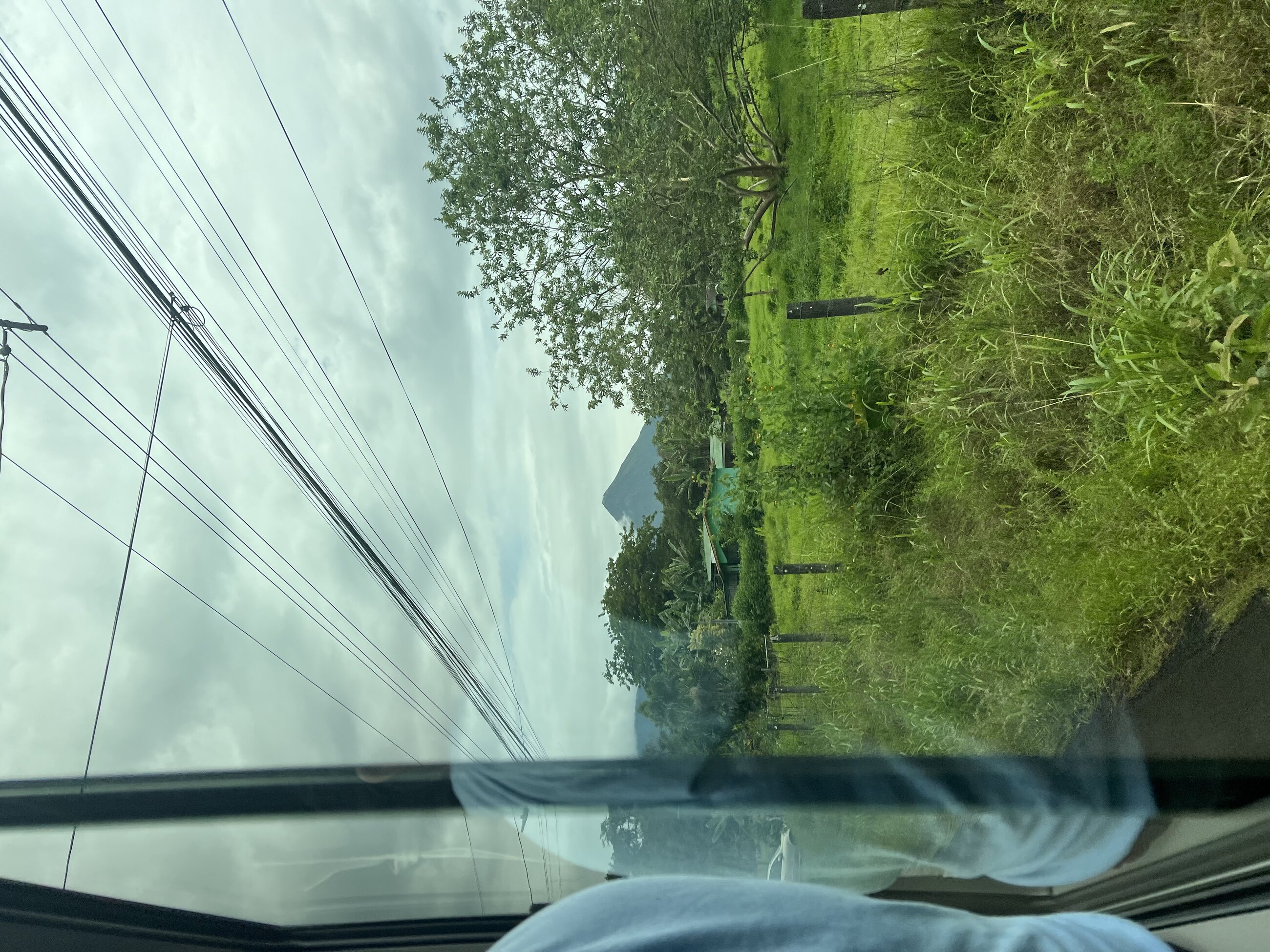 This is a picture of the bus ride to La Fortuna which was so gorgeous.