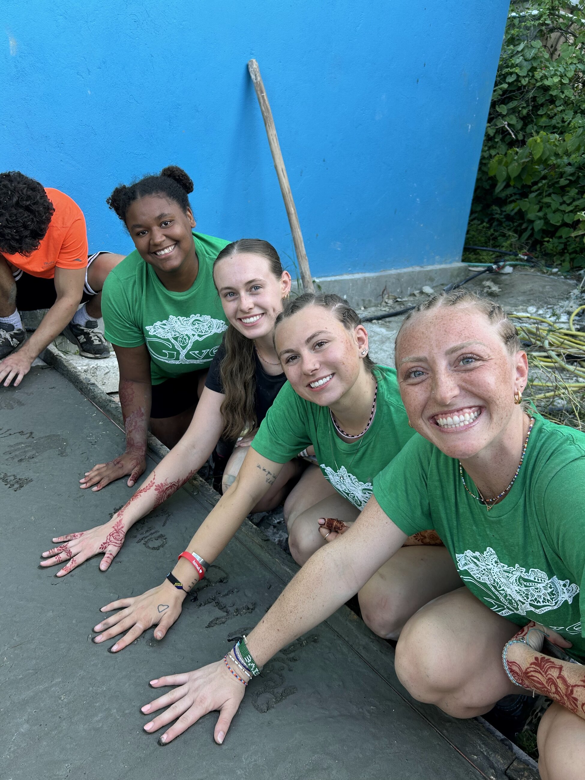 Leaving our mark on the Kairo village