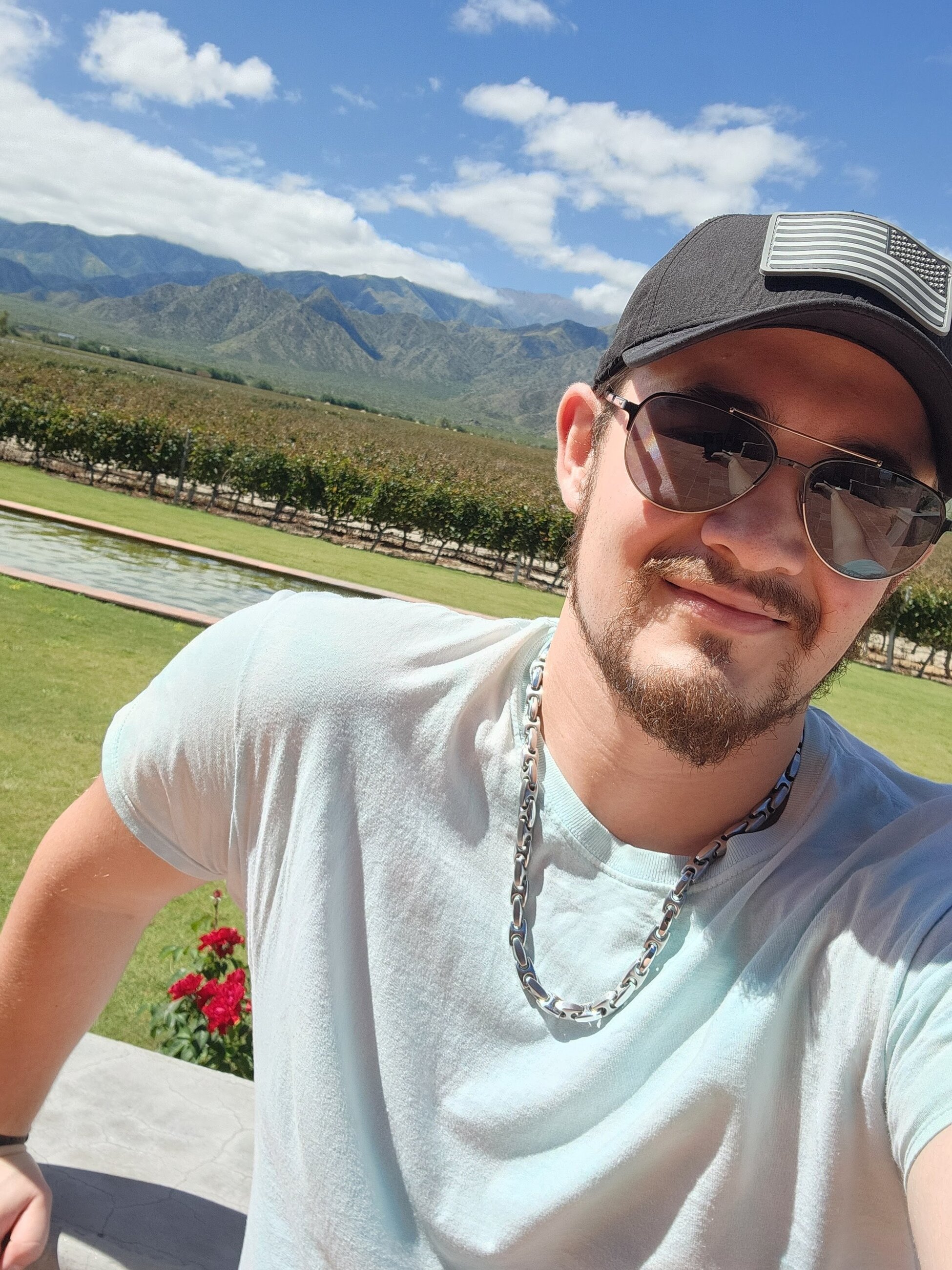 Beautiful Background of Vineyards in Cafayate