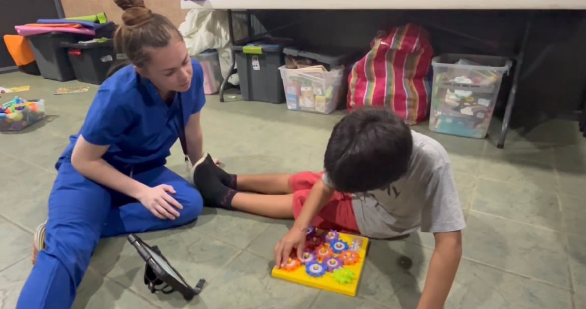Me working with a client :)