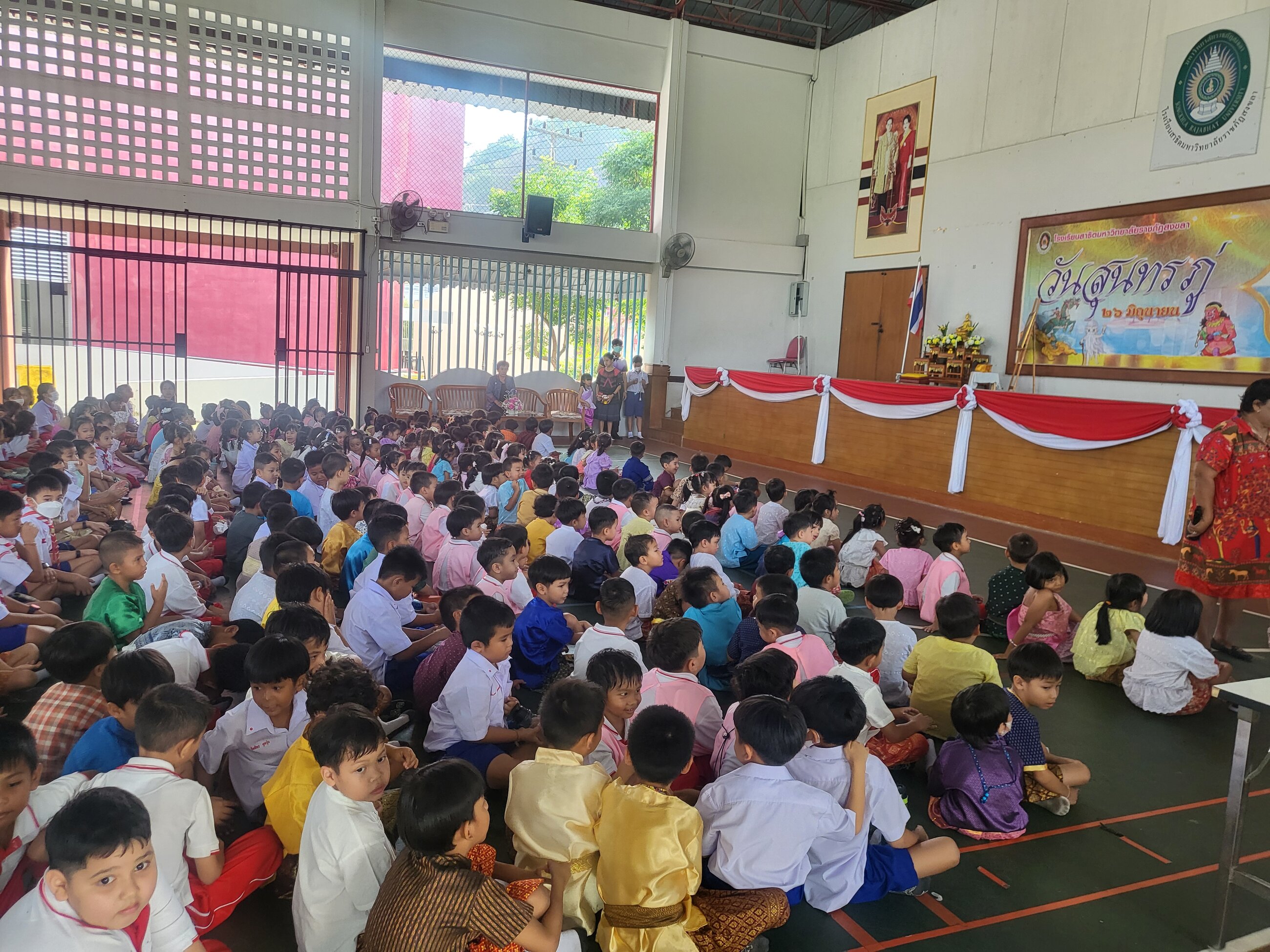 whole school at activity day