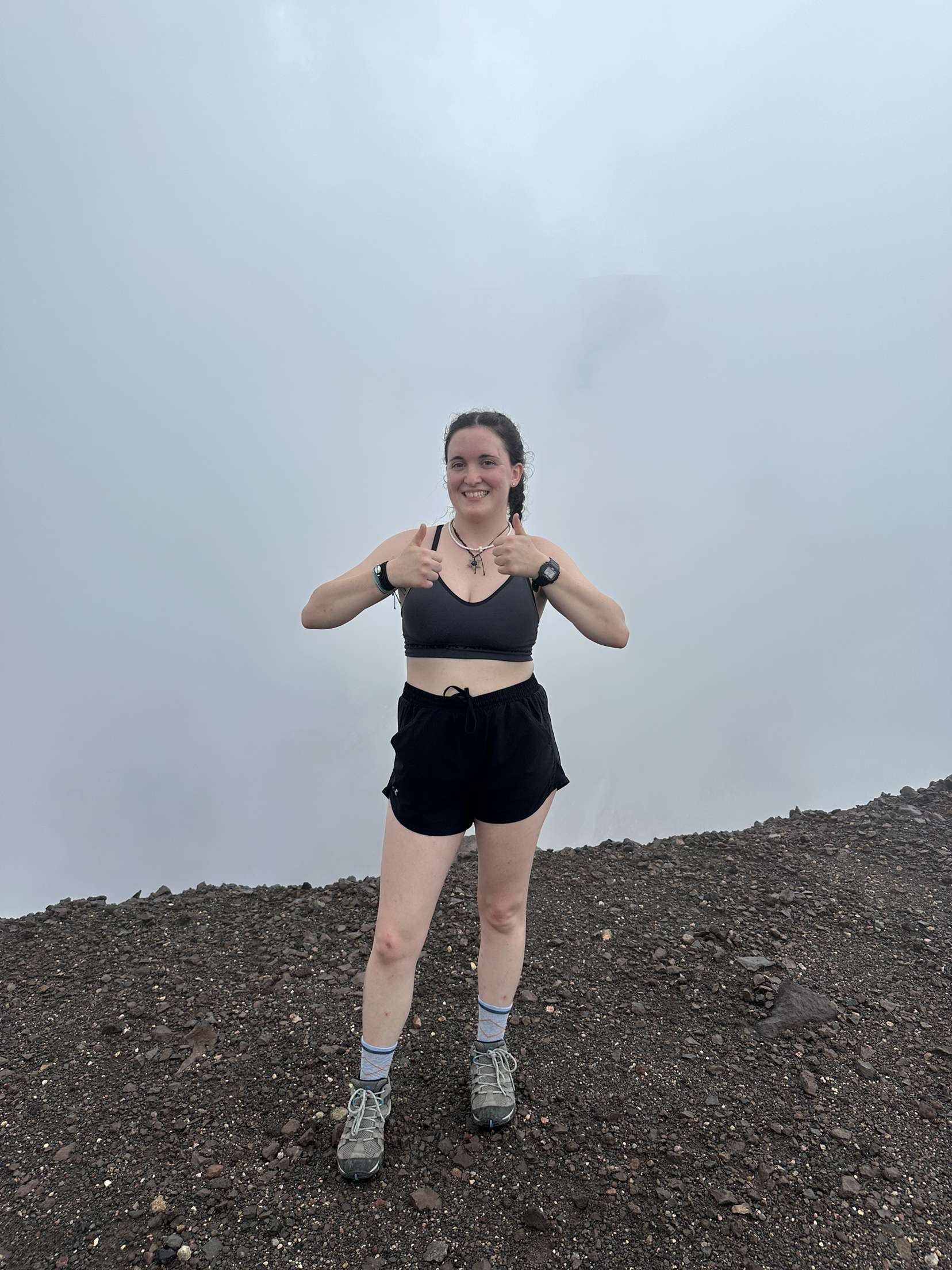 At the crater of Telica Volcano