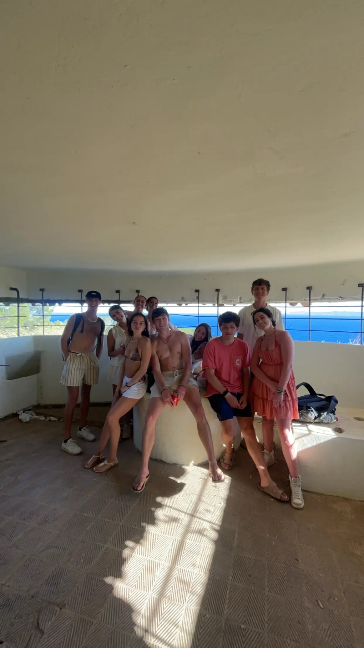 Friends in costa brava