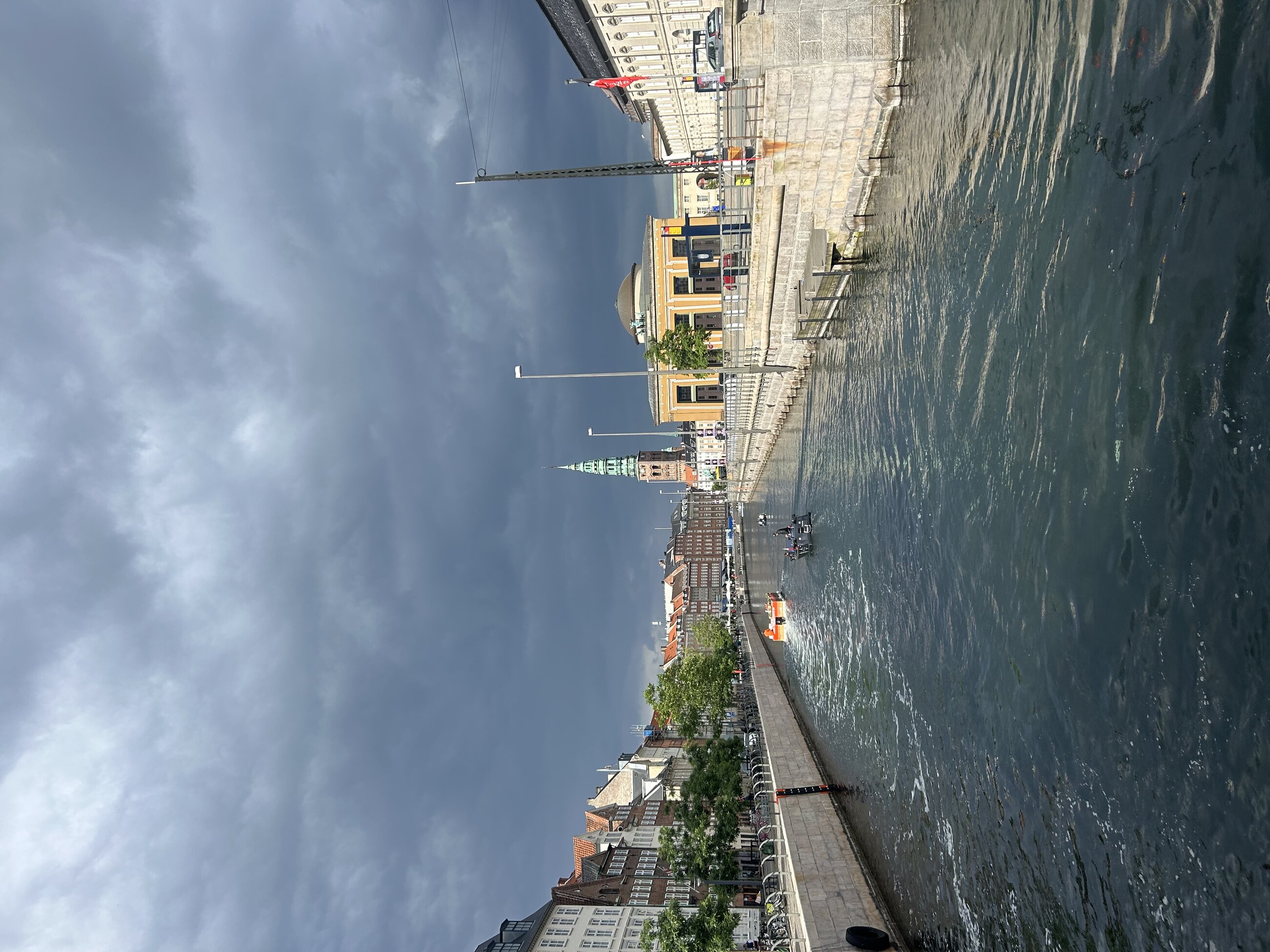 Stormy days reflecting on the city
