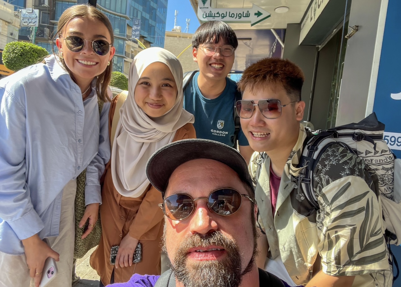 Volunteers from Enage in Palestine