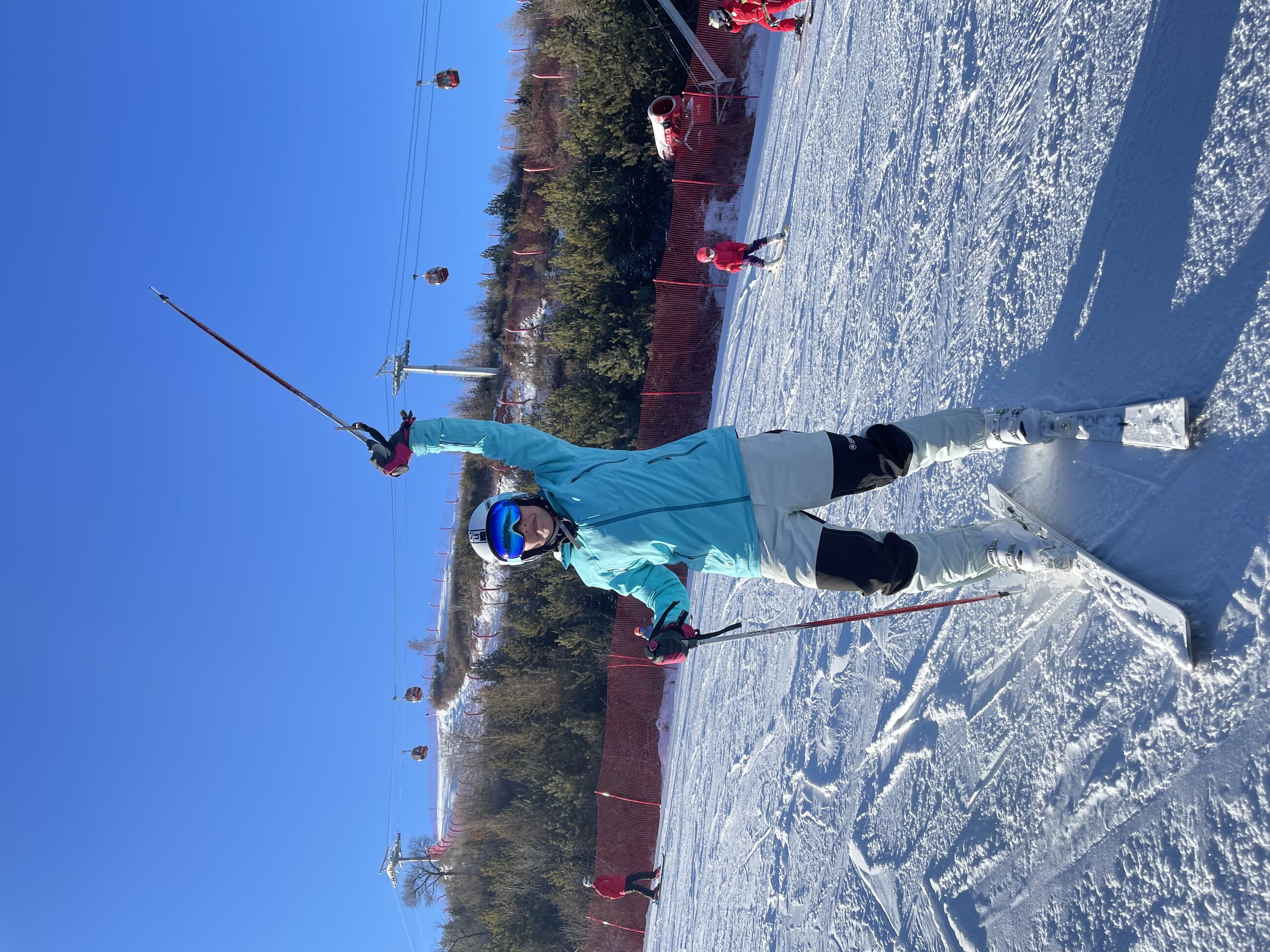 Skiing in Chongli