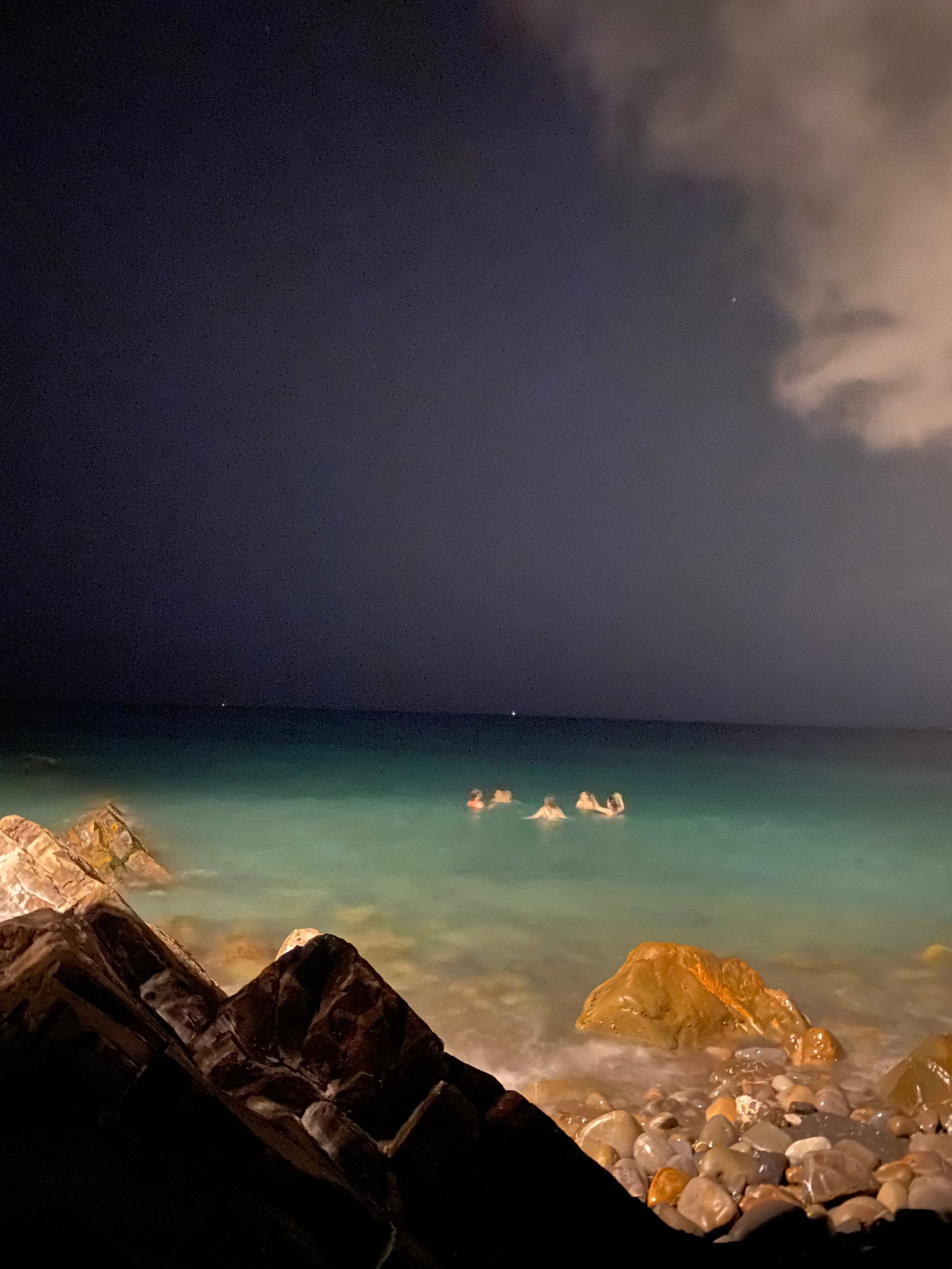 Swimming in San Remo