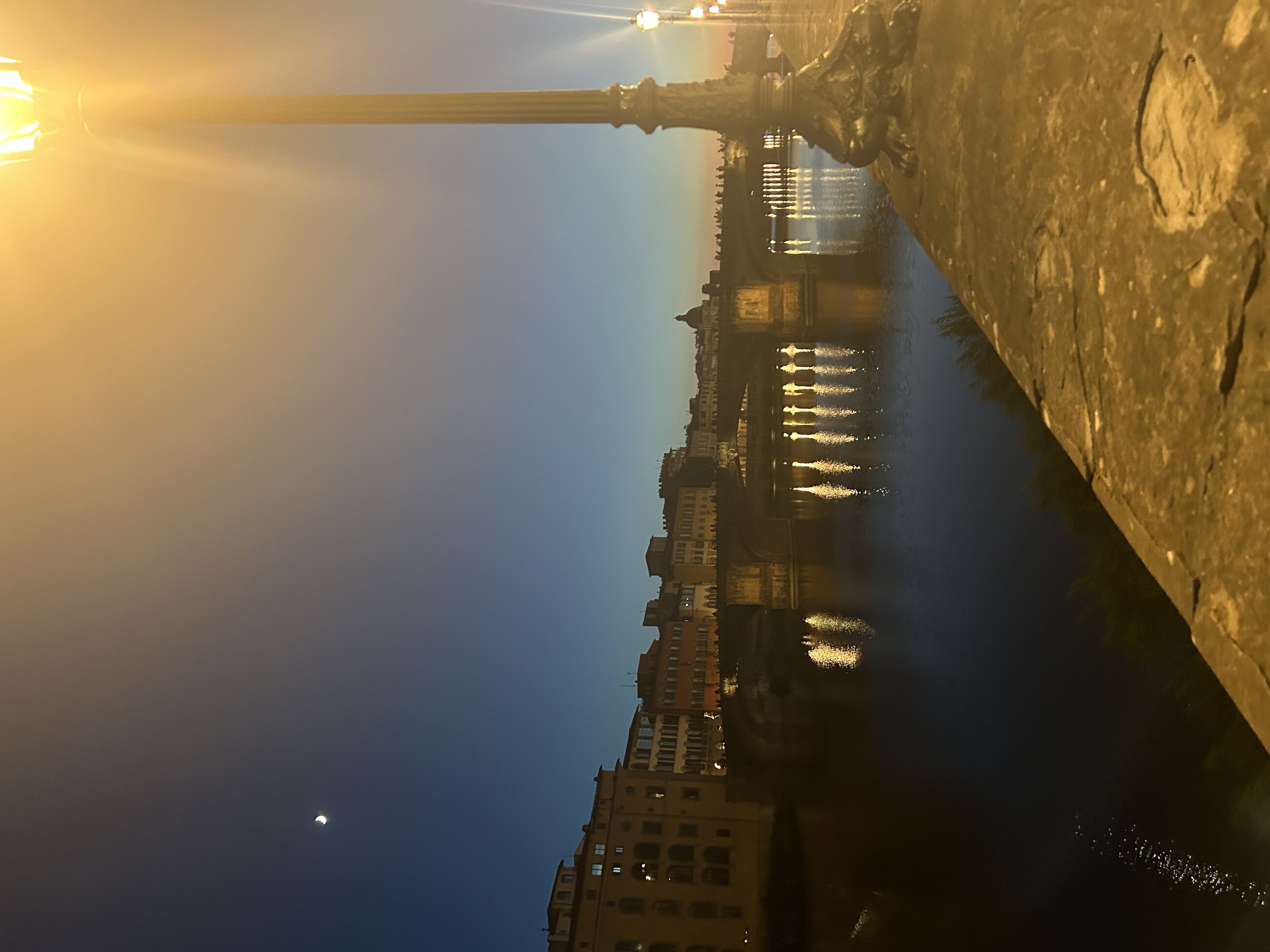 At Night by the Arno River