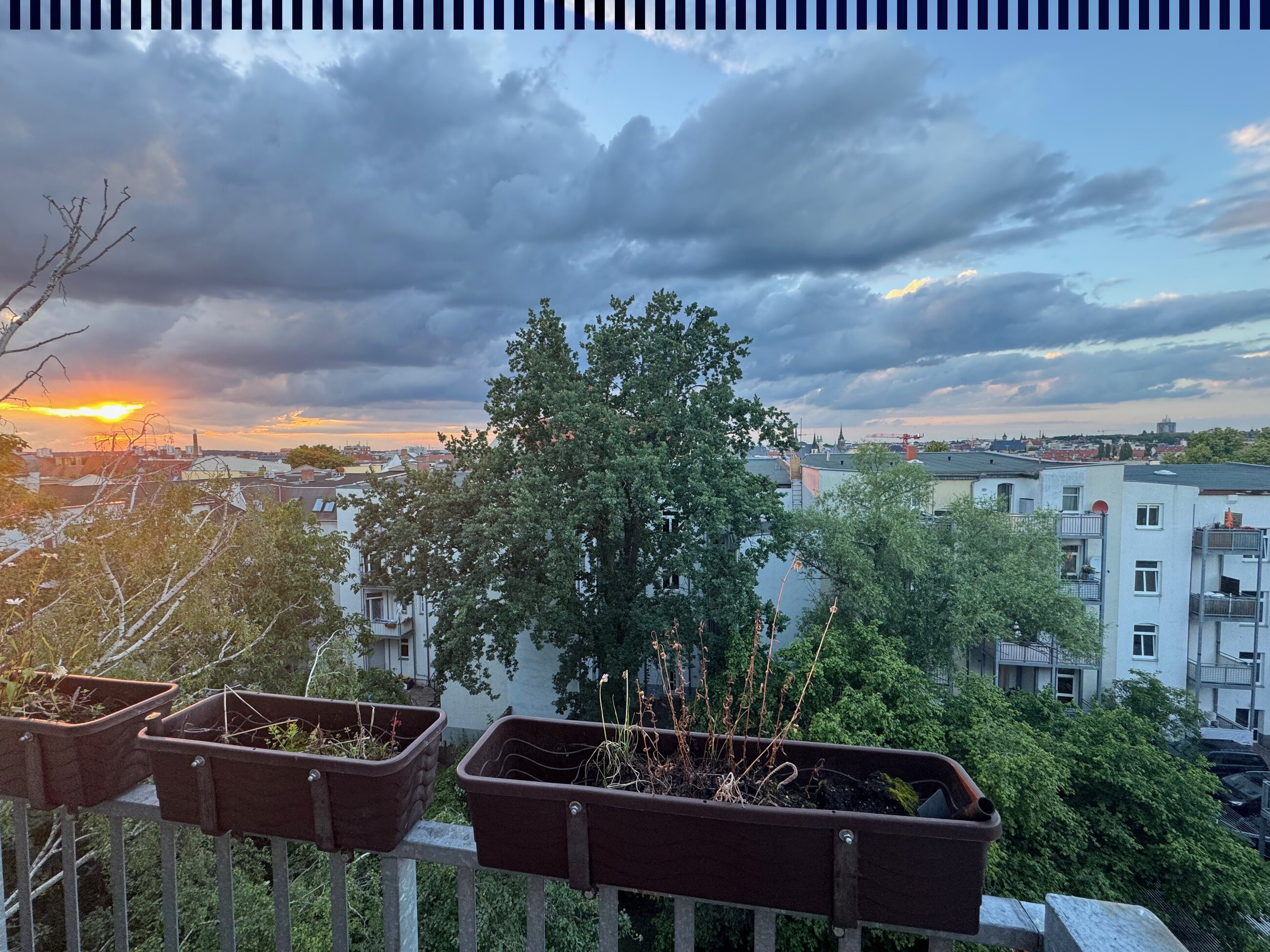 View of Halle from accommodation provided by the Excellence Center