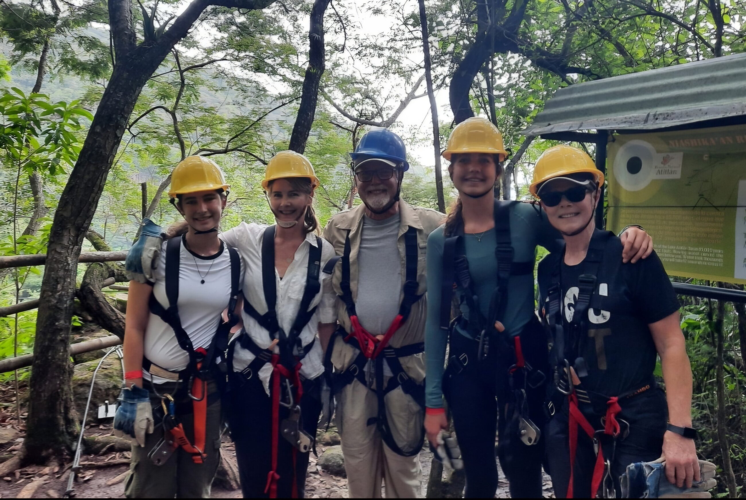 Zip line was a blast!