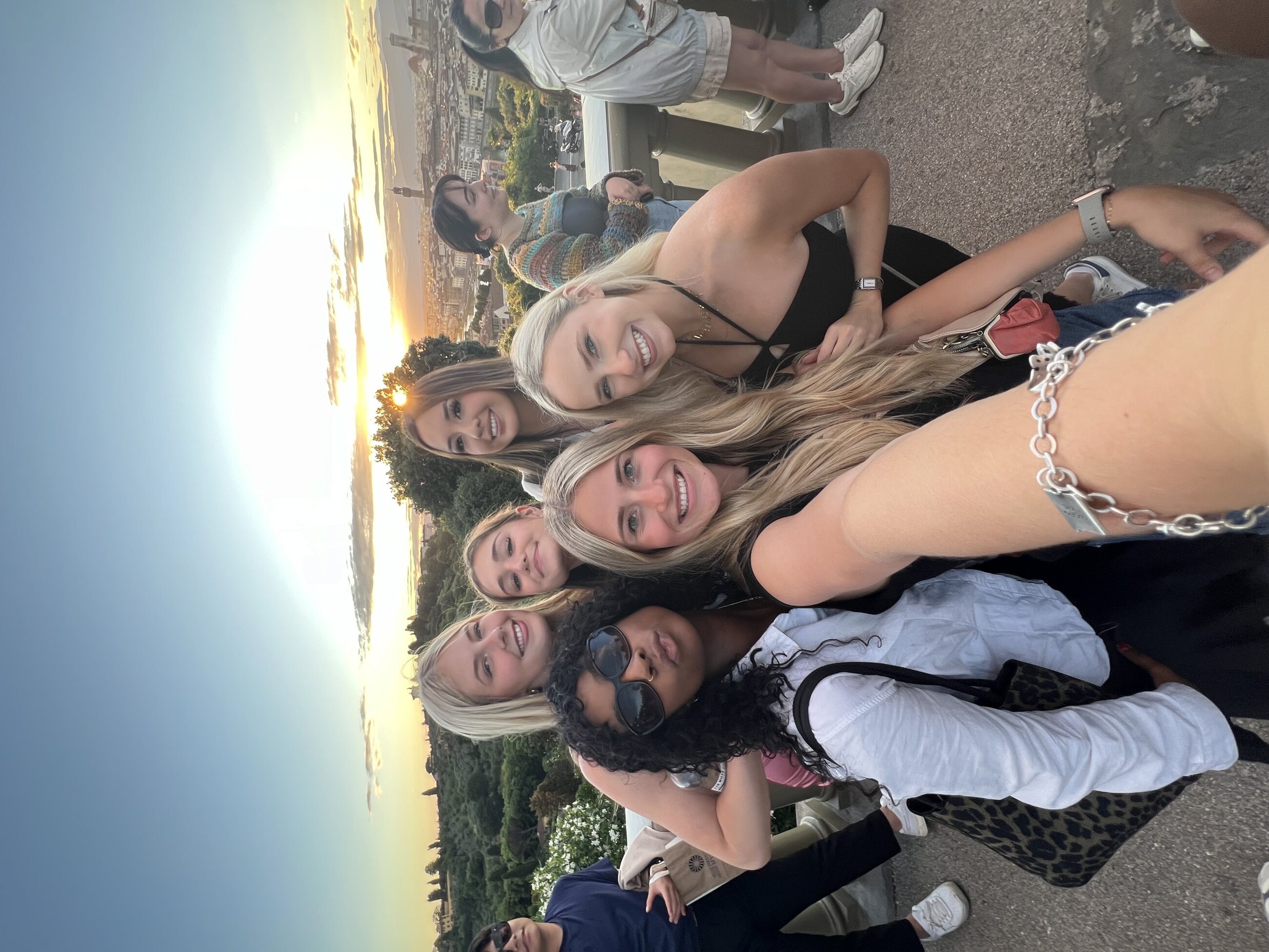 Me and my friends watching the sunset!!!