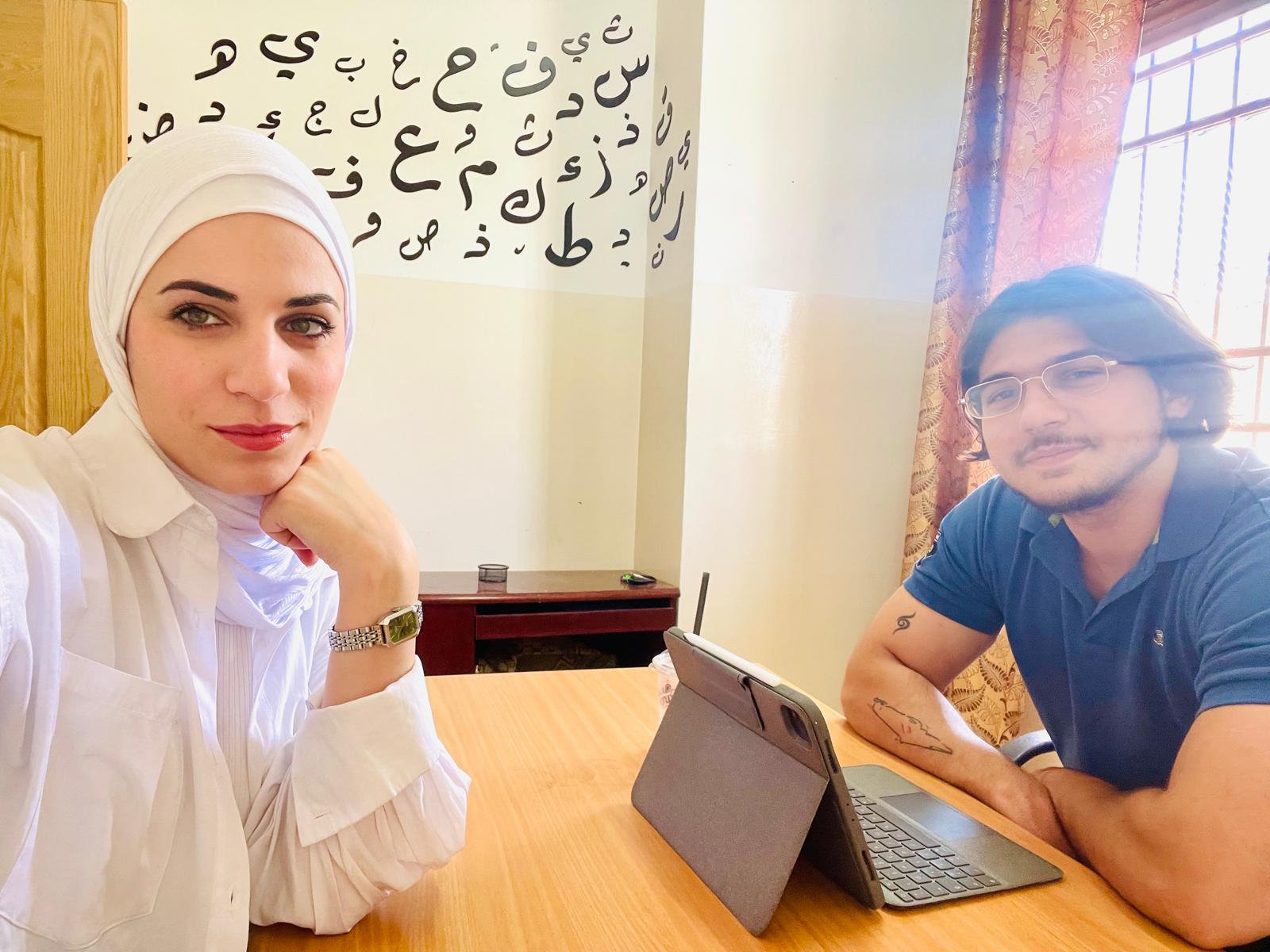 Arabic lesson with the best teacher in the world