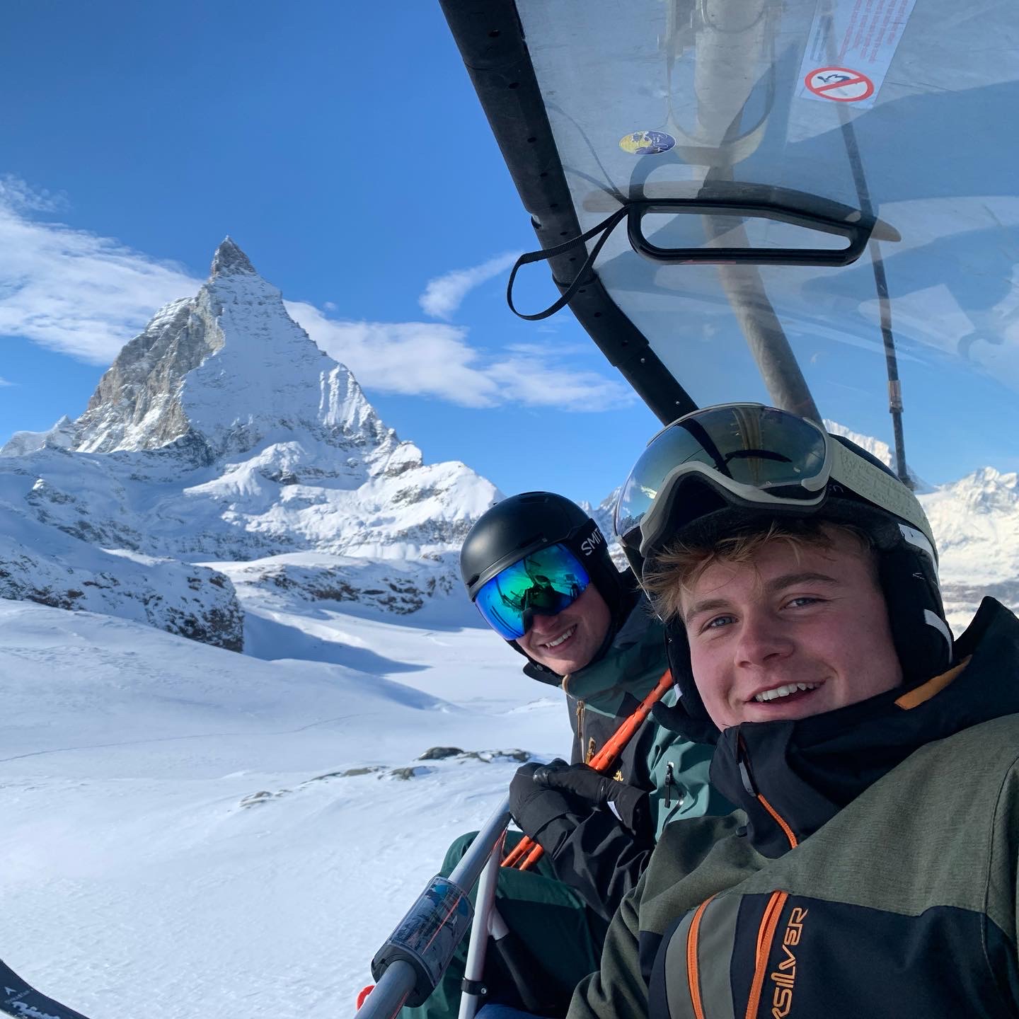 Myself and hugo by the Matterhorn