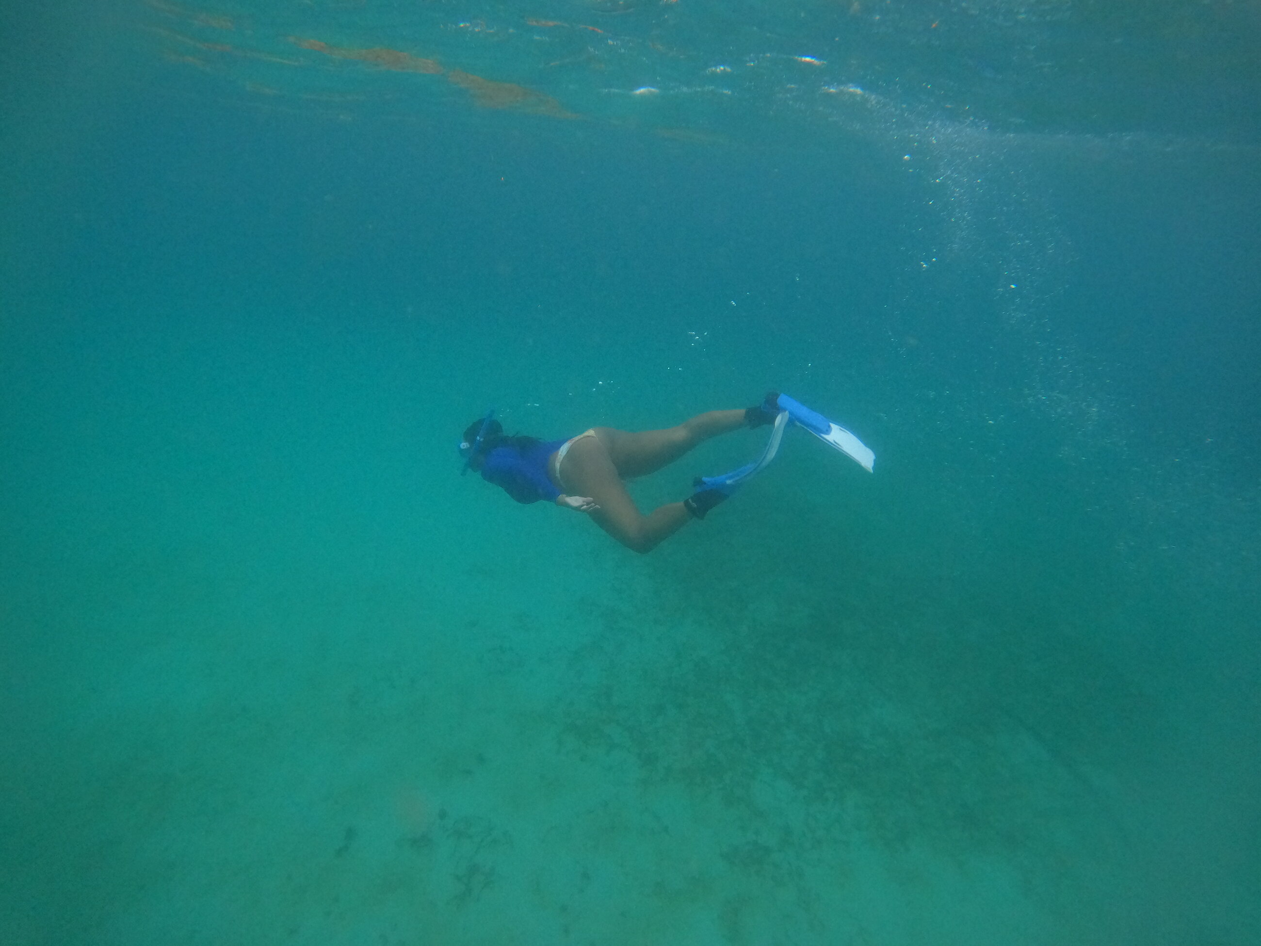 this is me snorkeling at Zapatillas Dos!