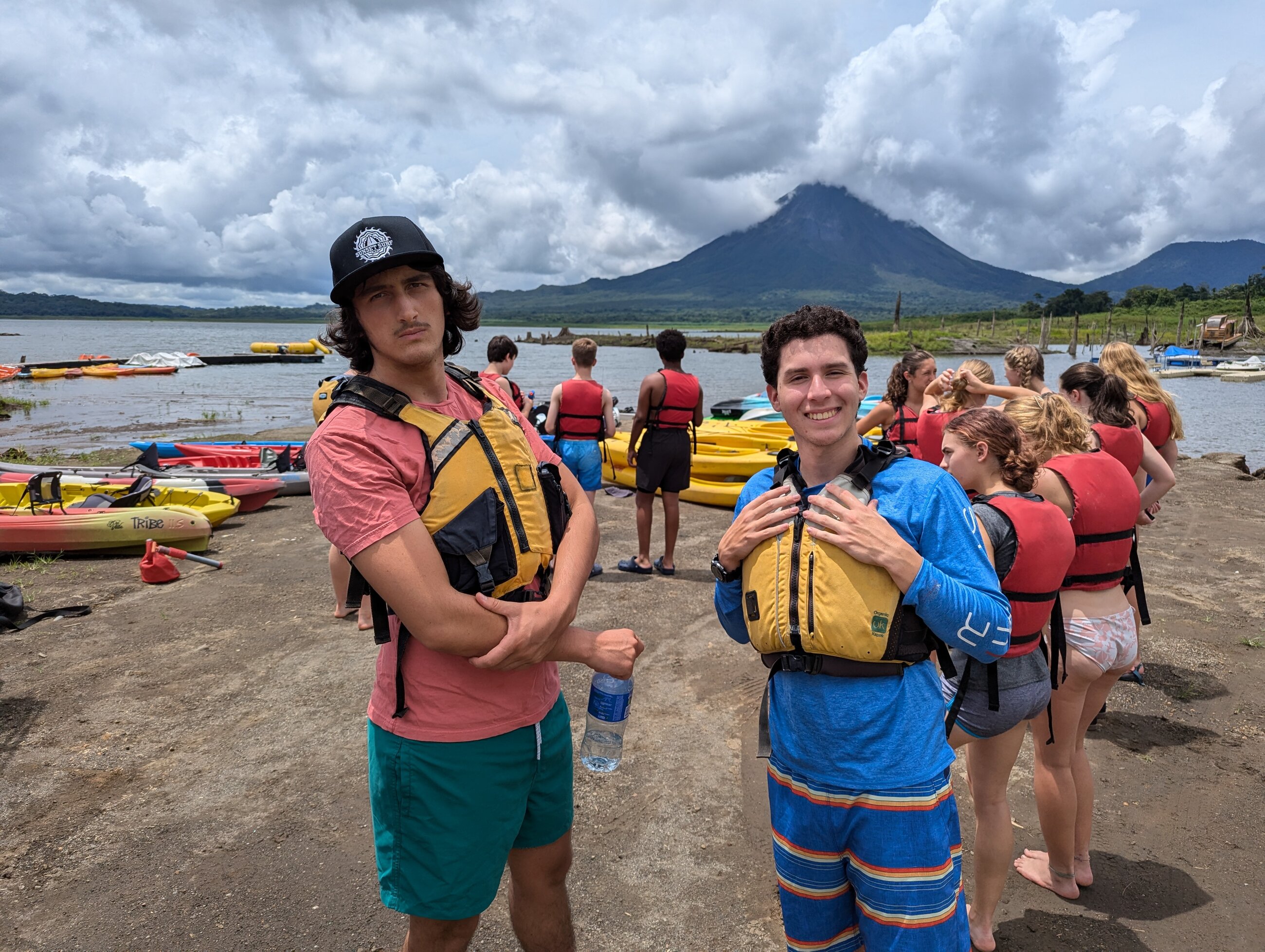 leif and i before kayaking