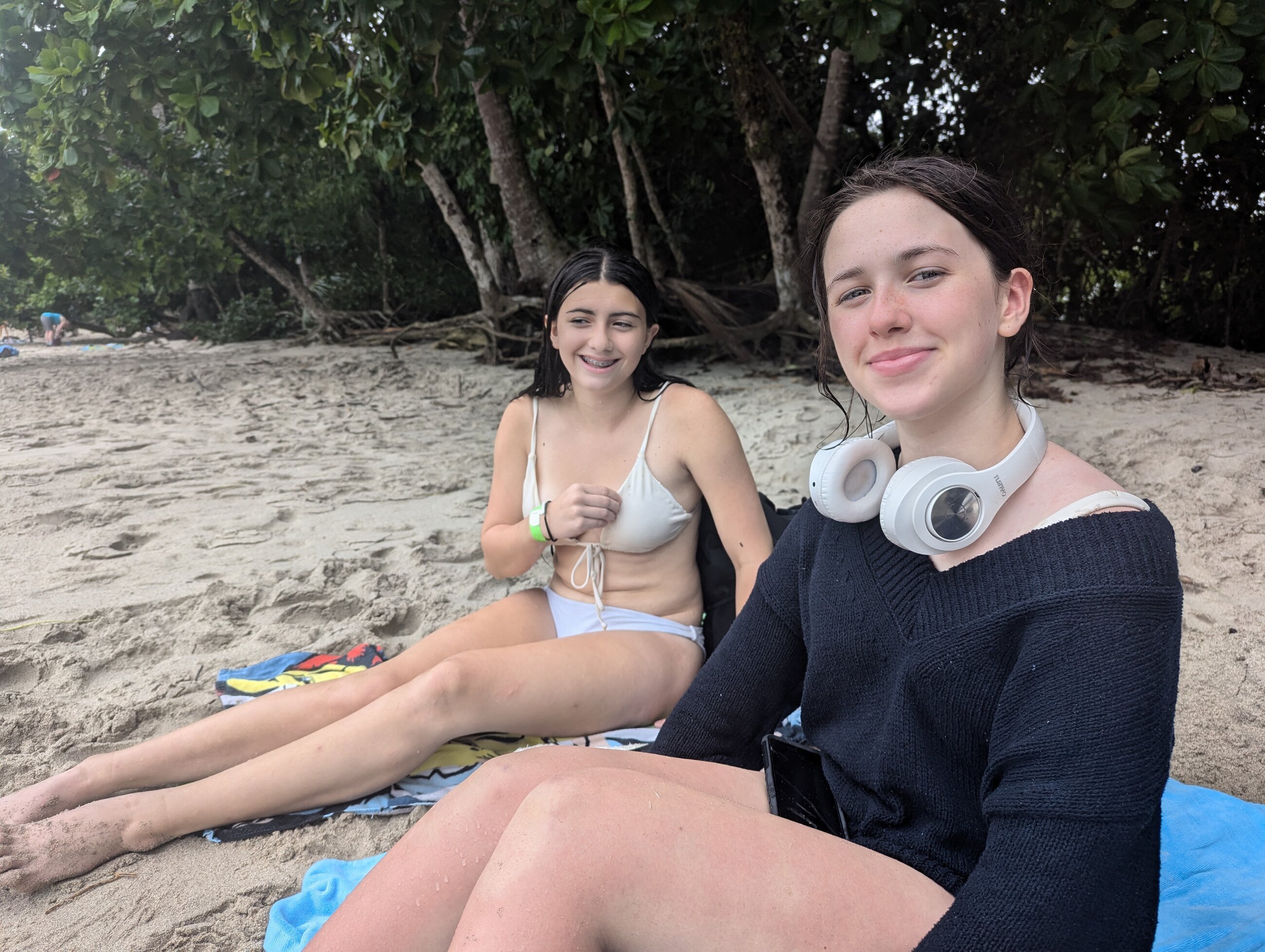 beach with Lucy