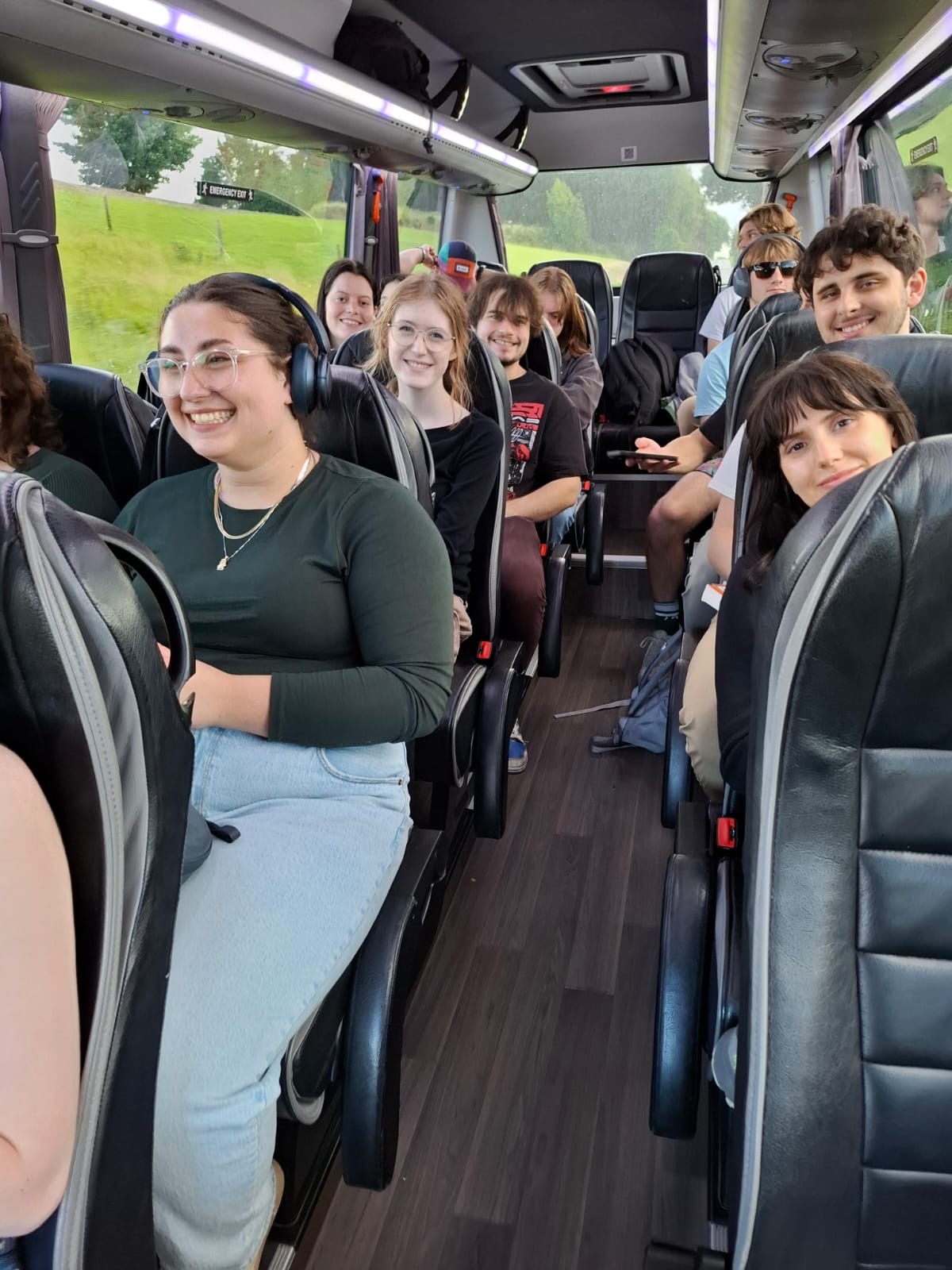 On the Tour Bus