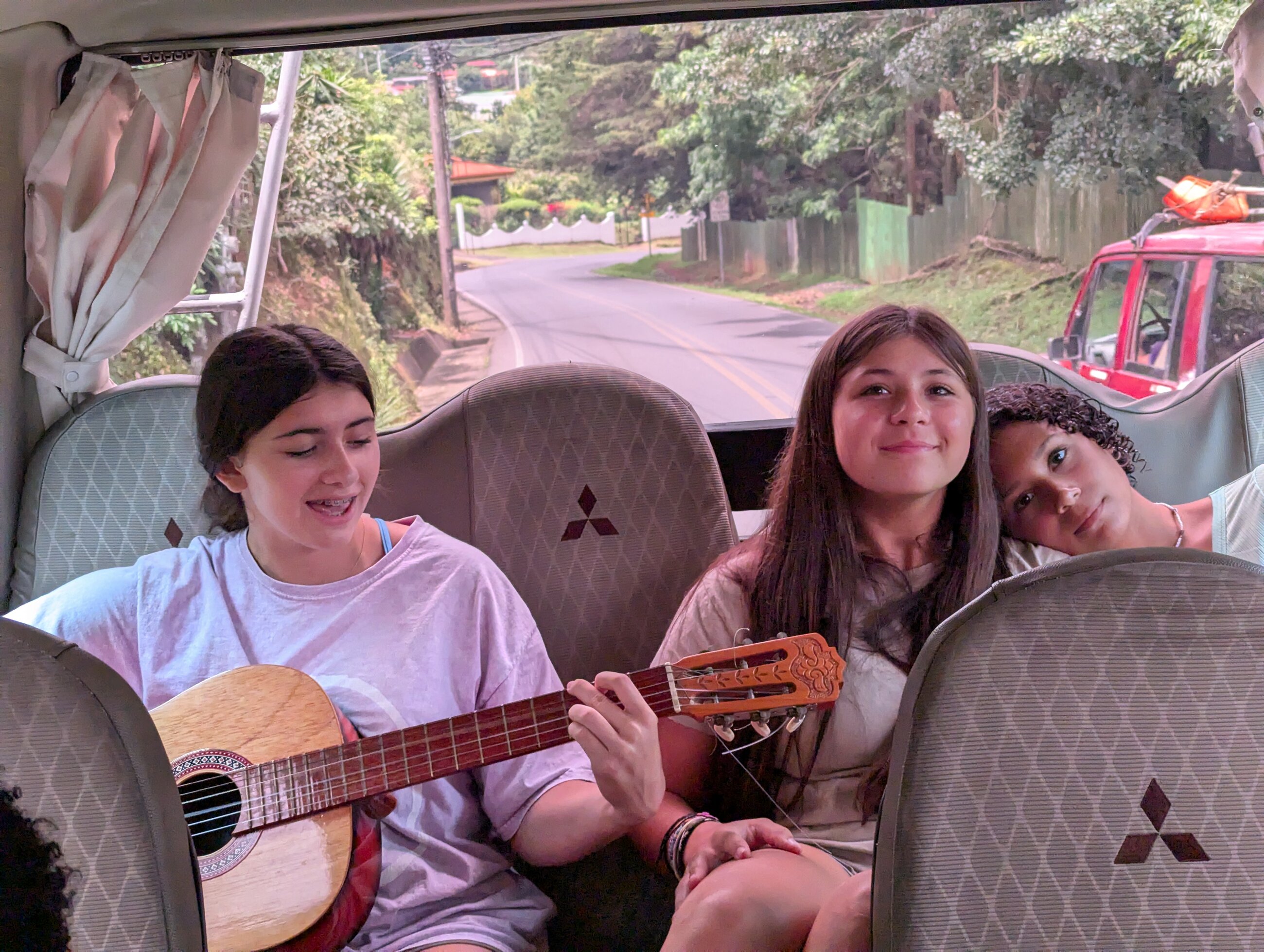 Guitar on the bus
