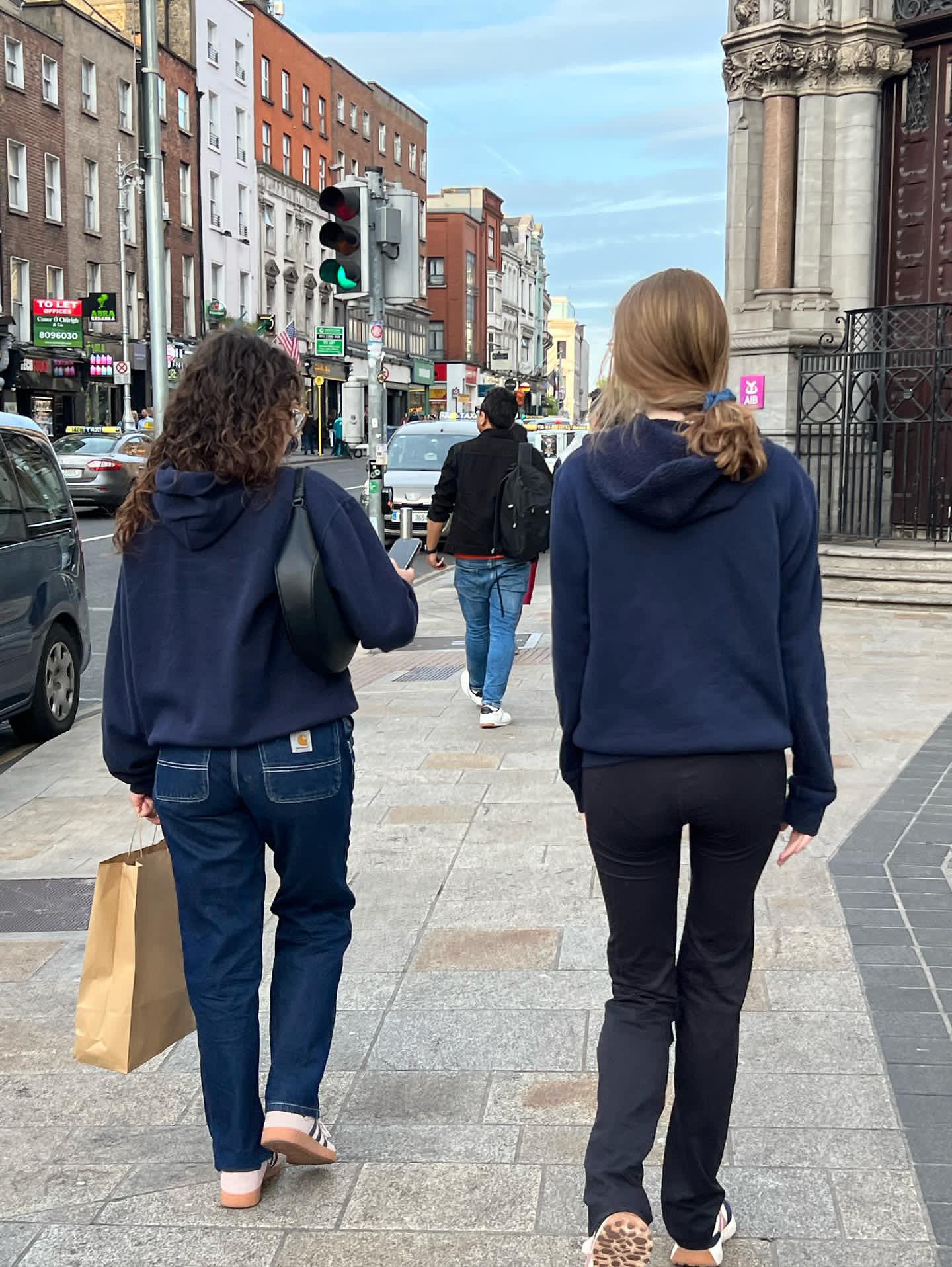 Walking in Dublin