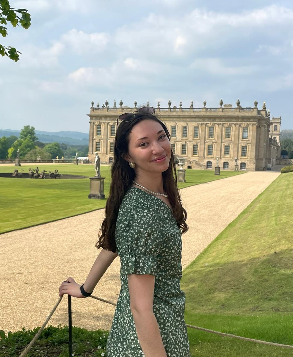 Chatsworth House in Derbyshire, England