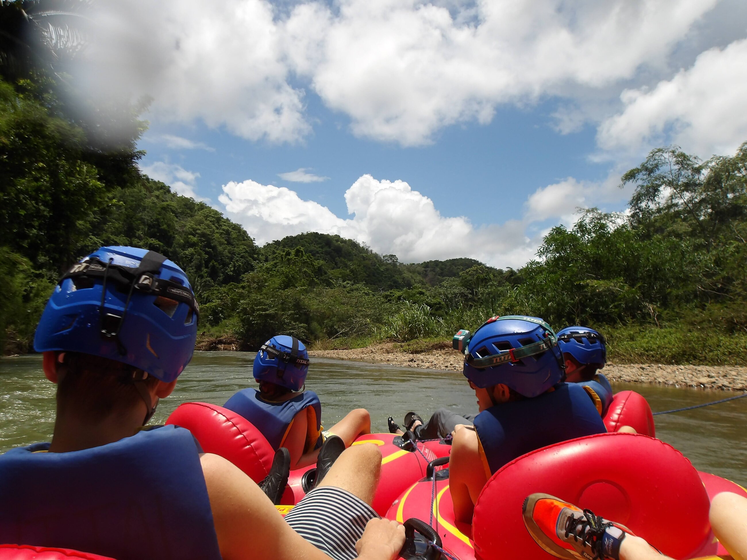 Tubing on the final day