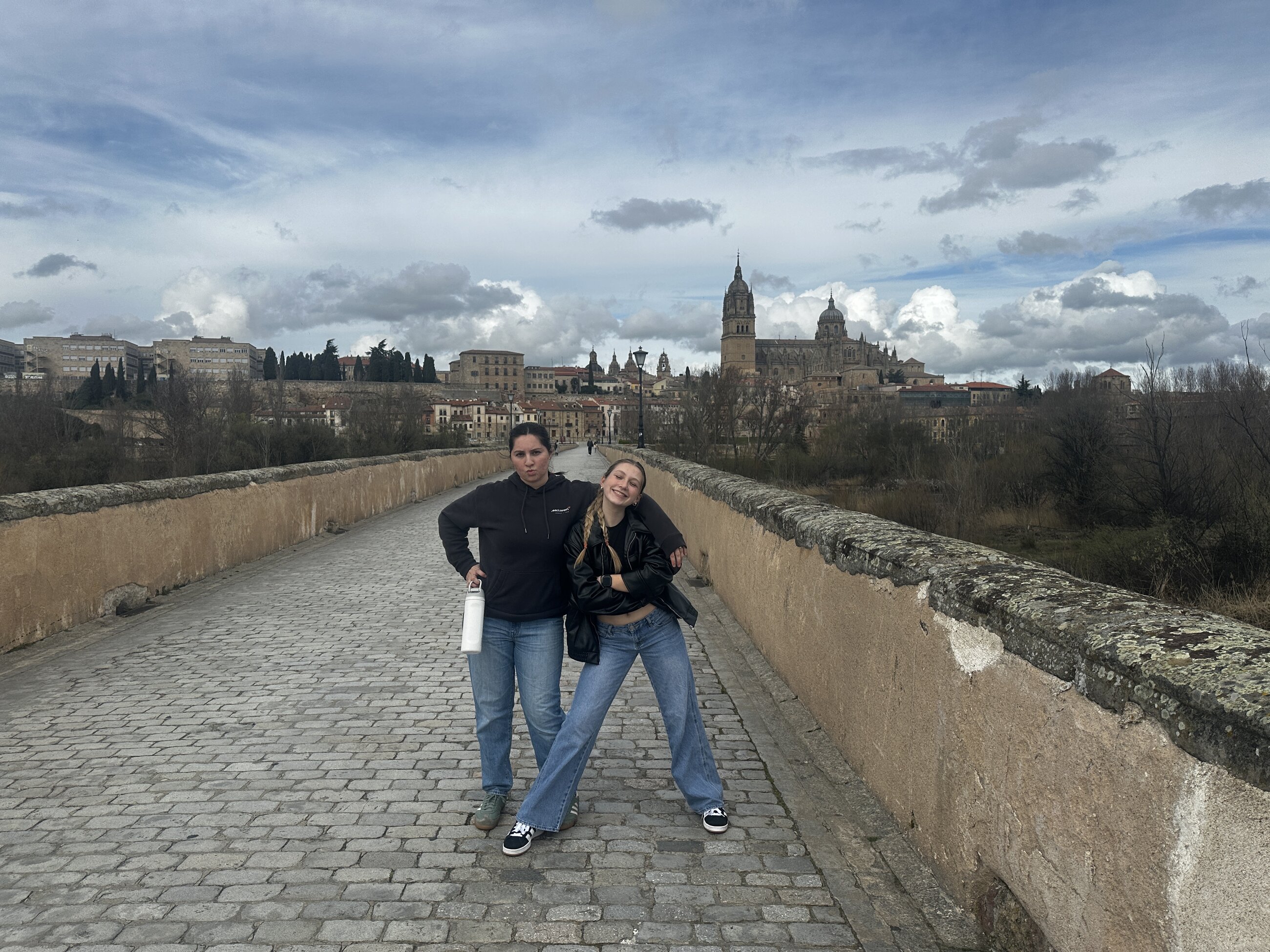 view of the city from the puente romano